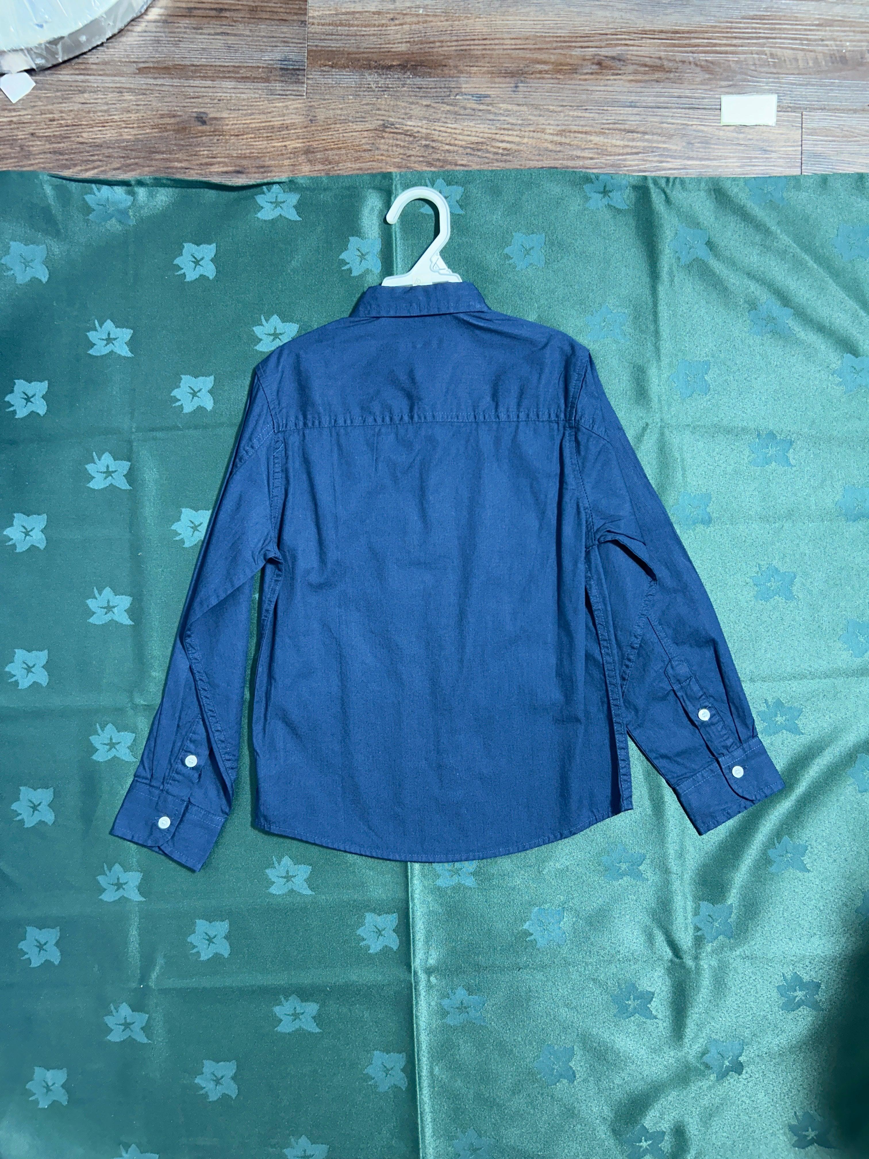 COTTON BELT NAVY-6Y BOY SHIRT 500100