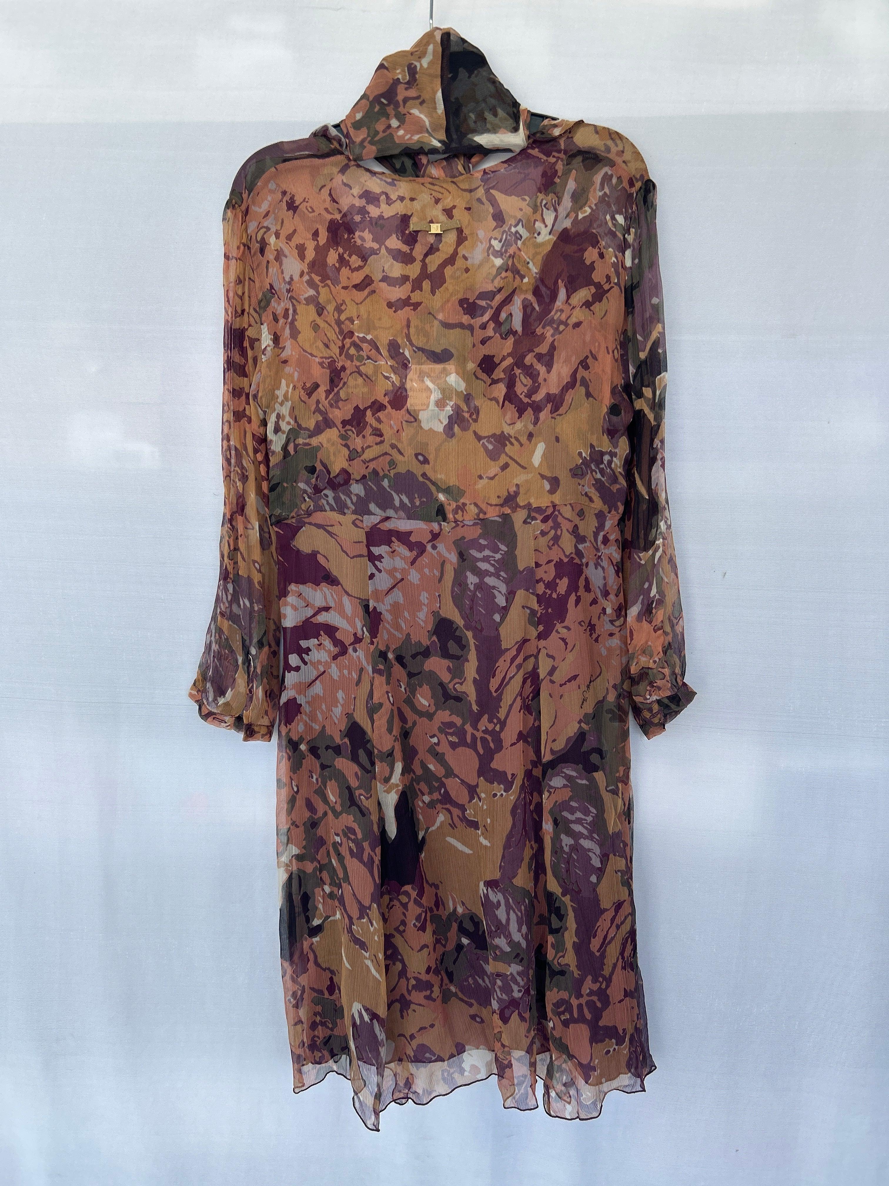 Brown Col-66 561523 Trussardi Women Long sleeve Dress