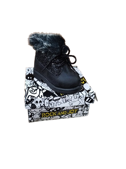 Rock&Joy Baby Girls Boot 20315-1A/23Black