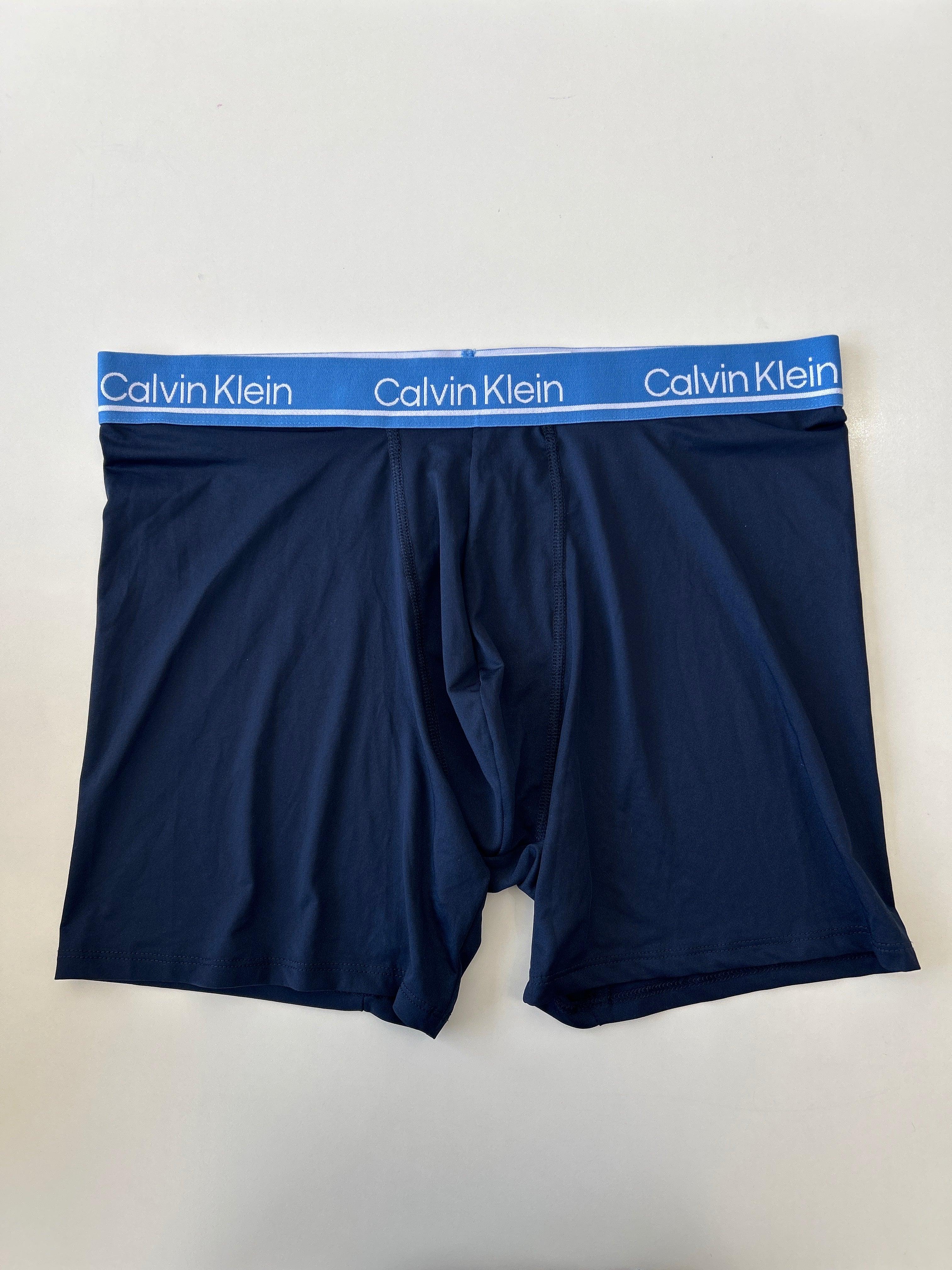 L Navy 12 Calvin Klein Men Stretch Boxer Brief 1 Piece