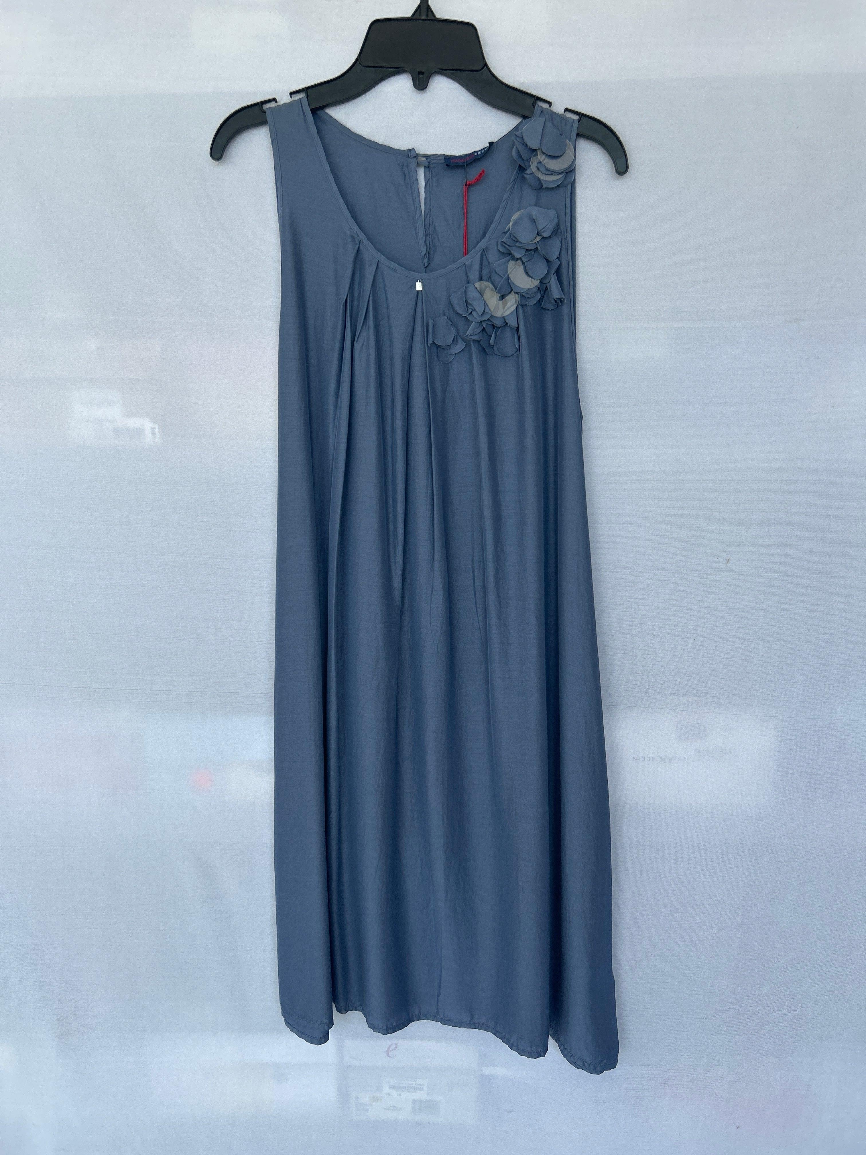 42-Blue Col-147 561360 Trussardi Women Sleeveless Dress