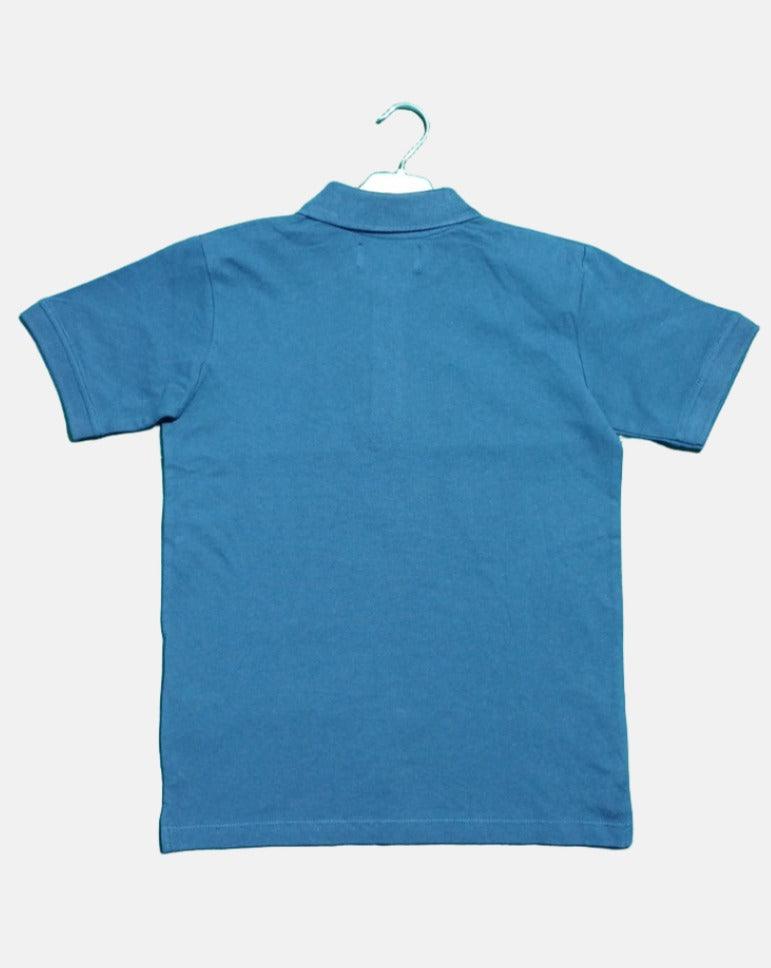 COTTON BELT BOY POLO T-SHIRT NAVY