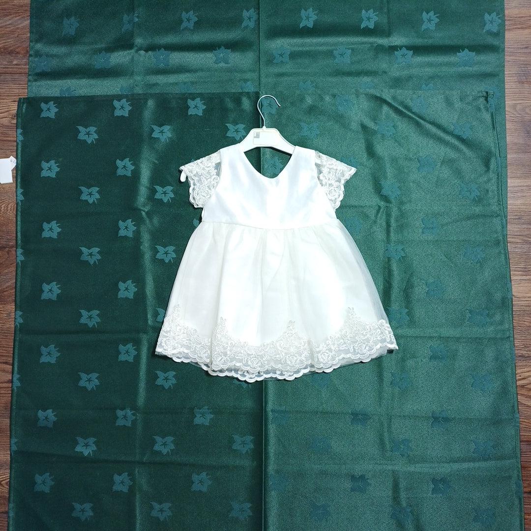 G17Y60962 Girl Dress (Size:A24) WHITE