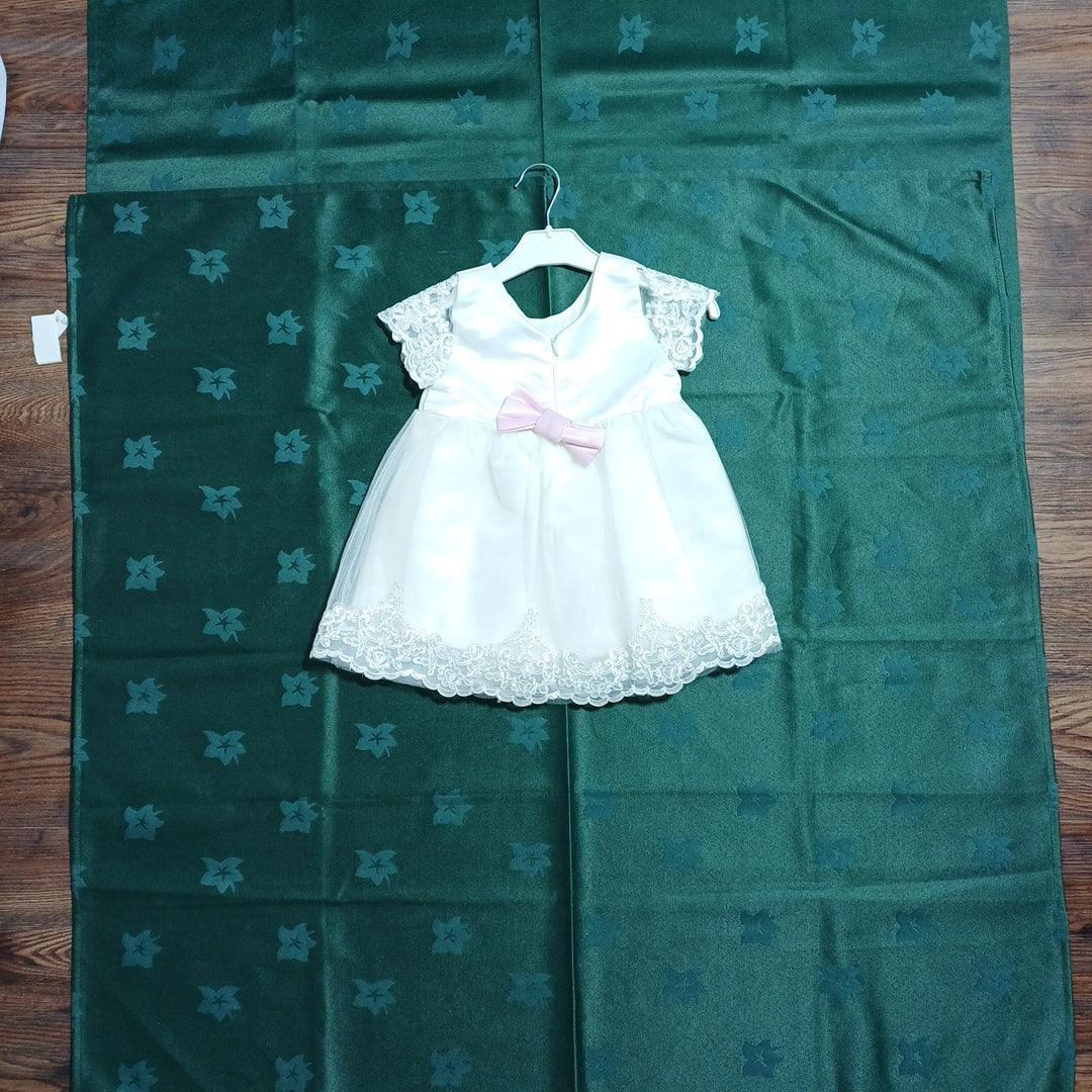G17Y60962 Girl Dress (Size:A24) WHITE