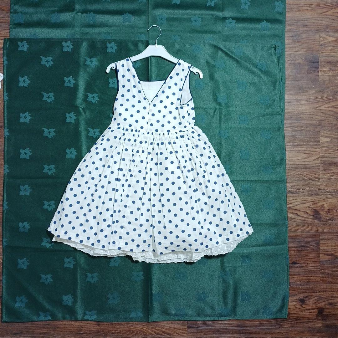 G17Y60970 WHITE-9/10Y Girl Dress