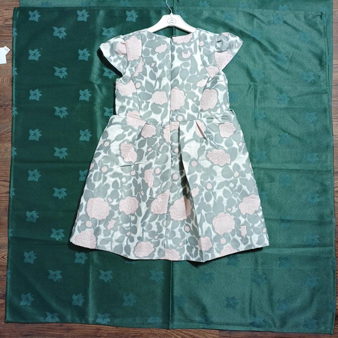 Goose Girl Short Sleeve Dress G4 Grey G19K60202