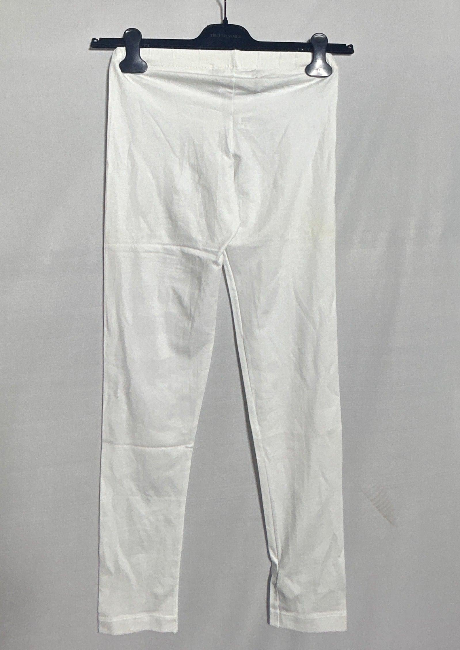 بنطال ضيق للأولاد والبنات من لندن، أبيض-M