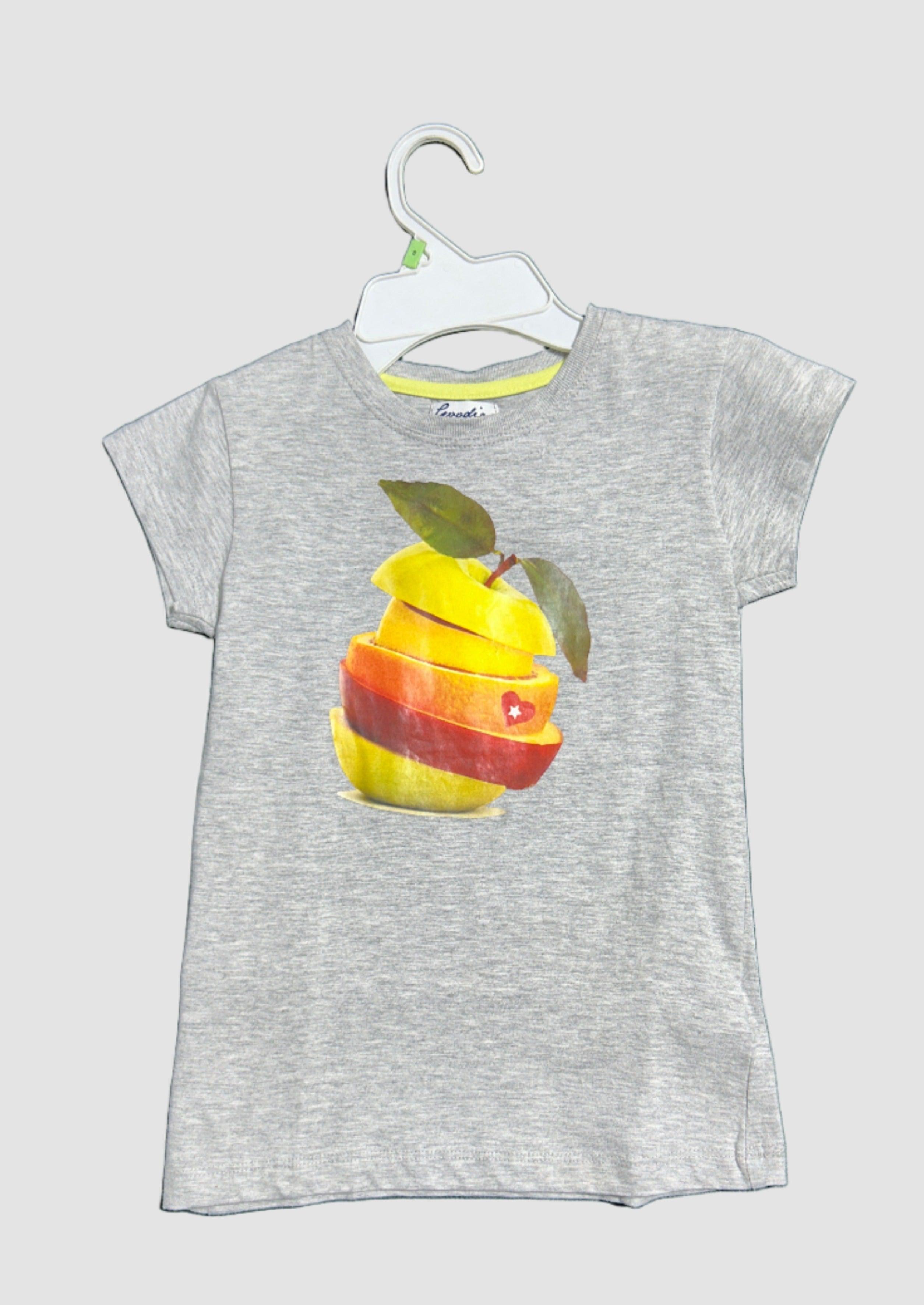 GOODIES GREY-7Y GIRLS RN T-SHIRT