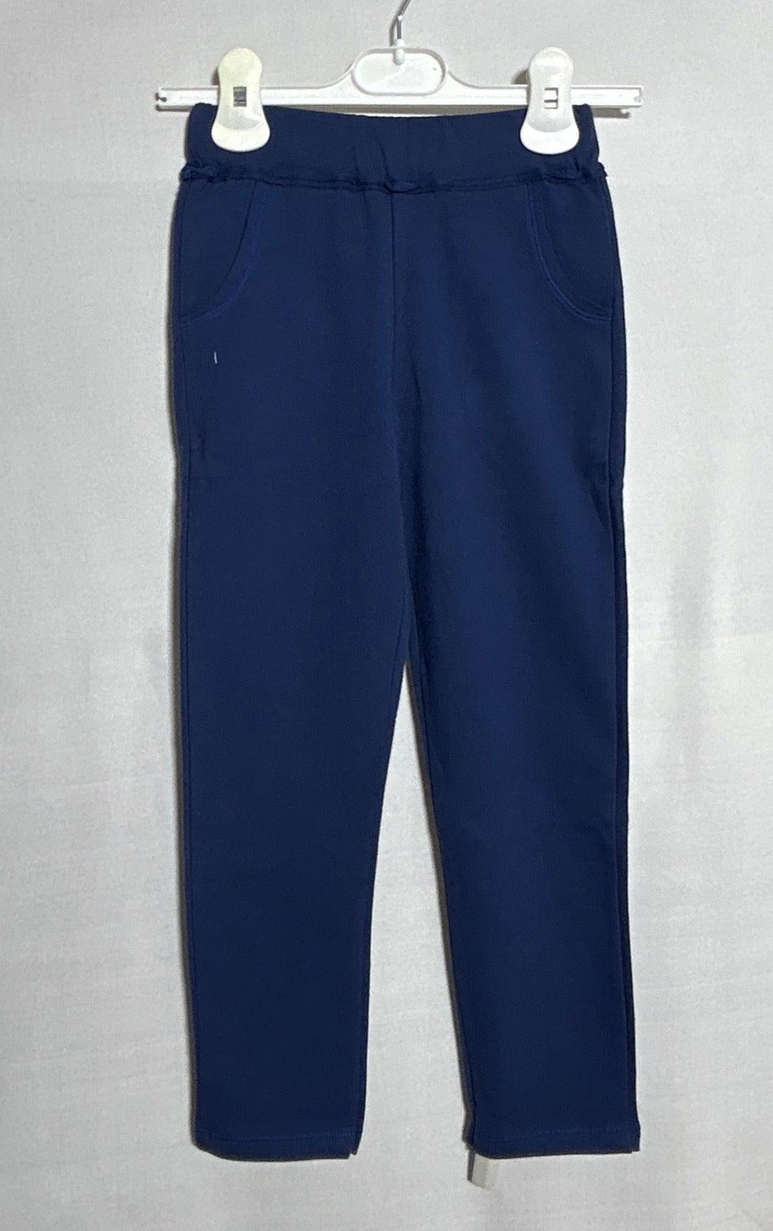 بنطلون ضيق I CARE 1645 باللون الأزرق السادة 4