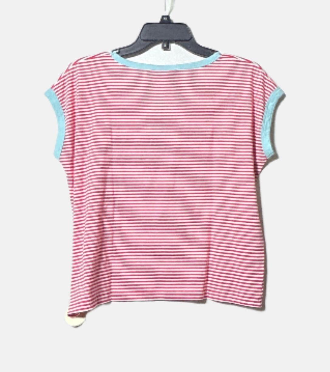 RALPH LAUREN SZ/XL RED MUTI GIRL T-SHIRT 313178900KZ1