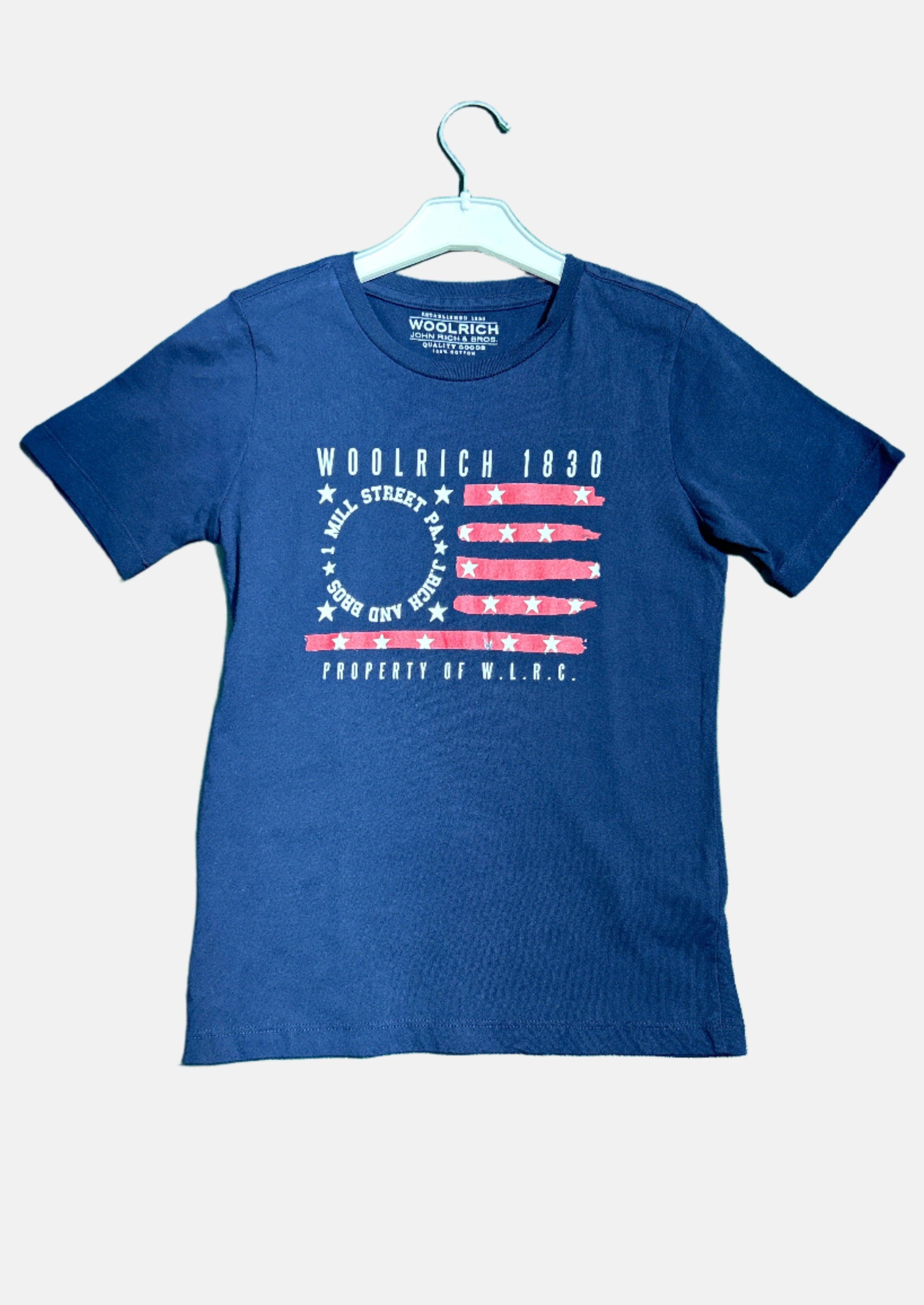تي شيرت WOOLRICH BOYS NVY-8 SS 3195 للأولاد