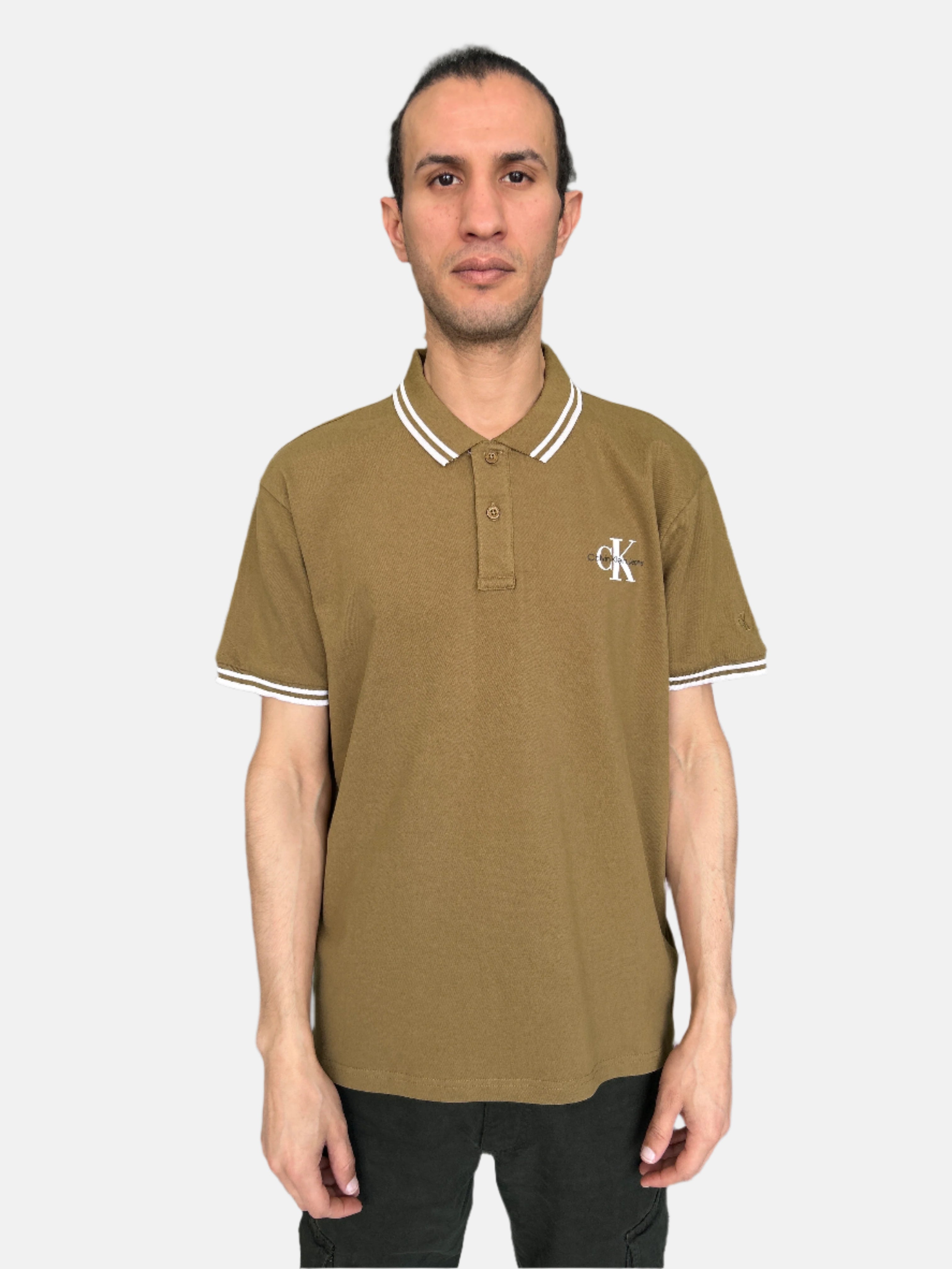 Calvin Klein Polo T-Shirt Olive 2526