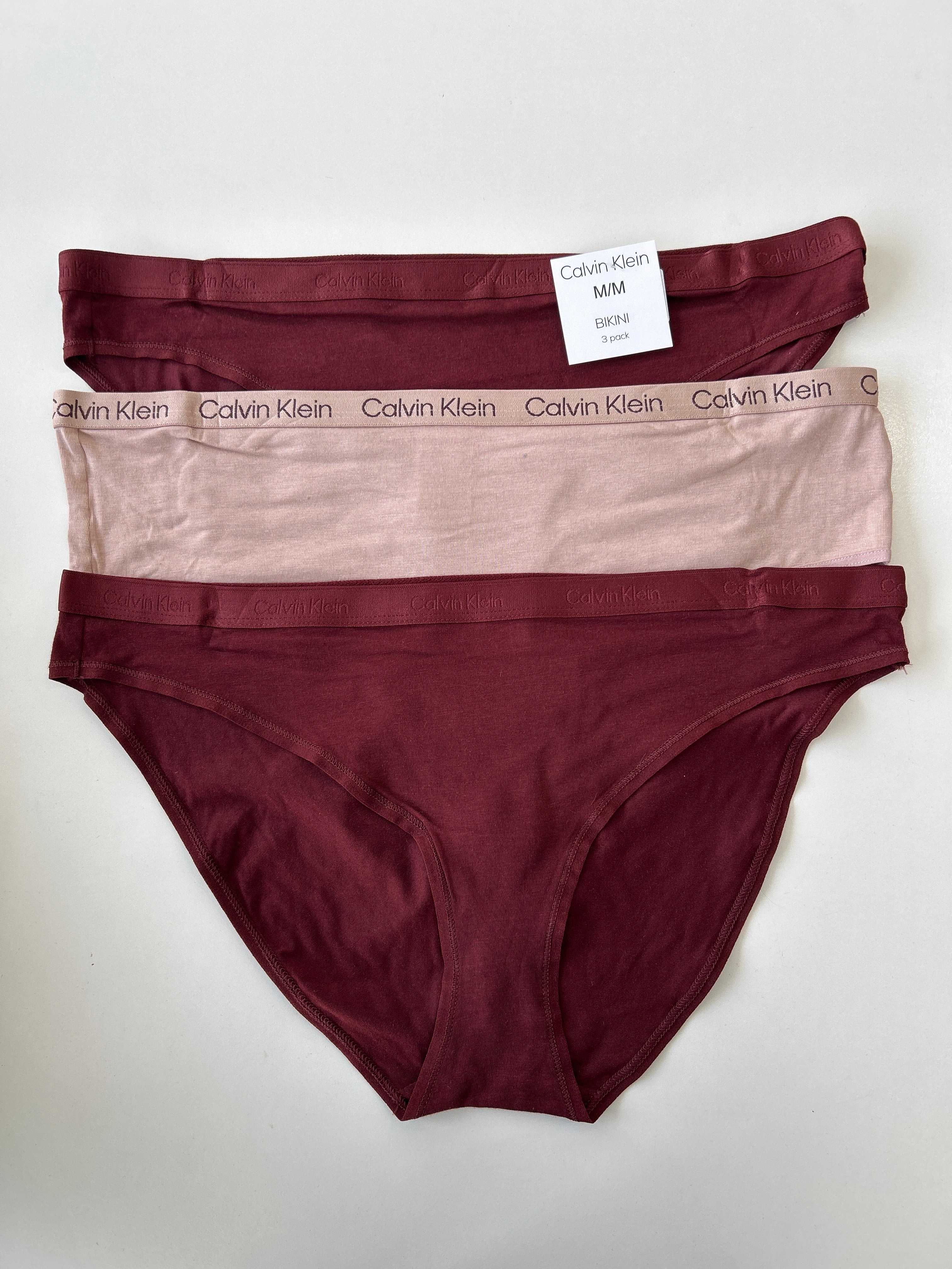 M Calvin Klein مجموعة من 3 قطع بيكيني داخلية