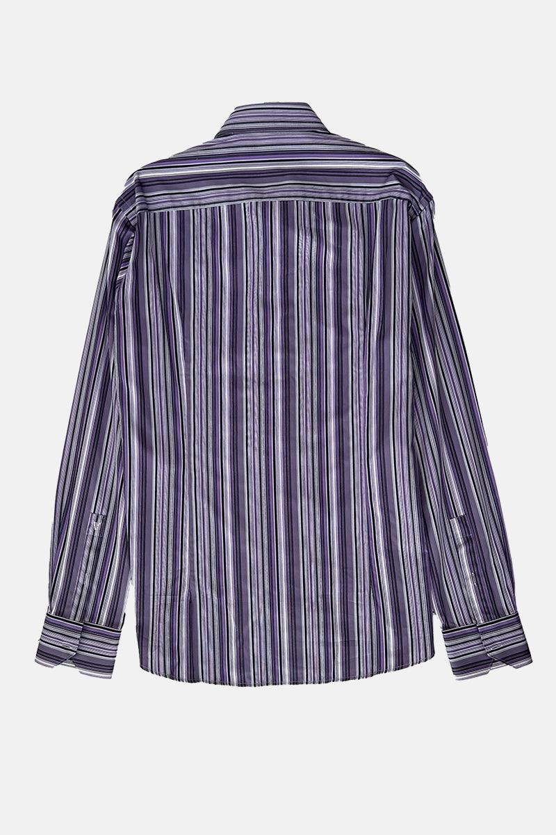 قمصان فيرساتشي للرجال باللونين البنفسجي والأسود