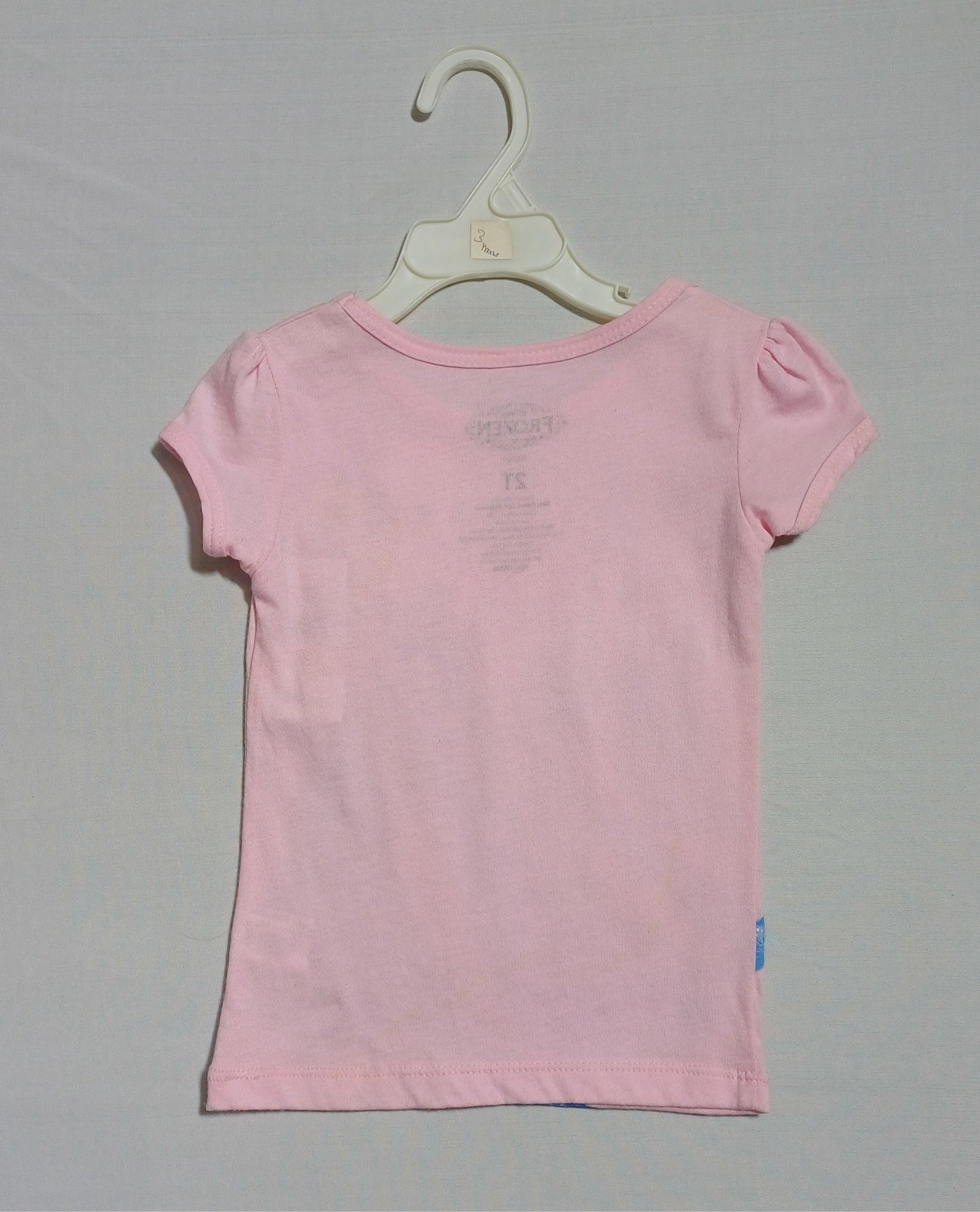 DISNEP FROZEN PINK-2T GIRL RN T-SHIRT SS QB527BZM3