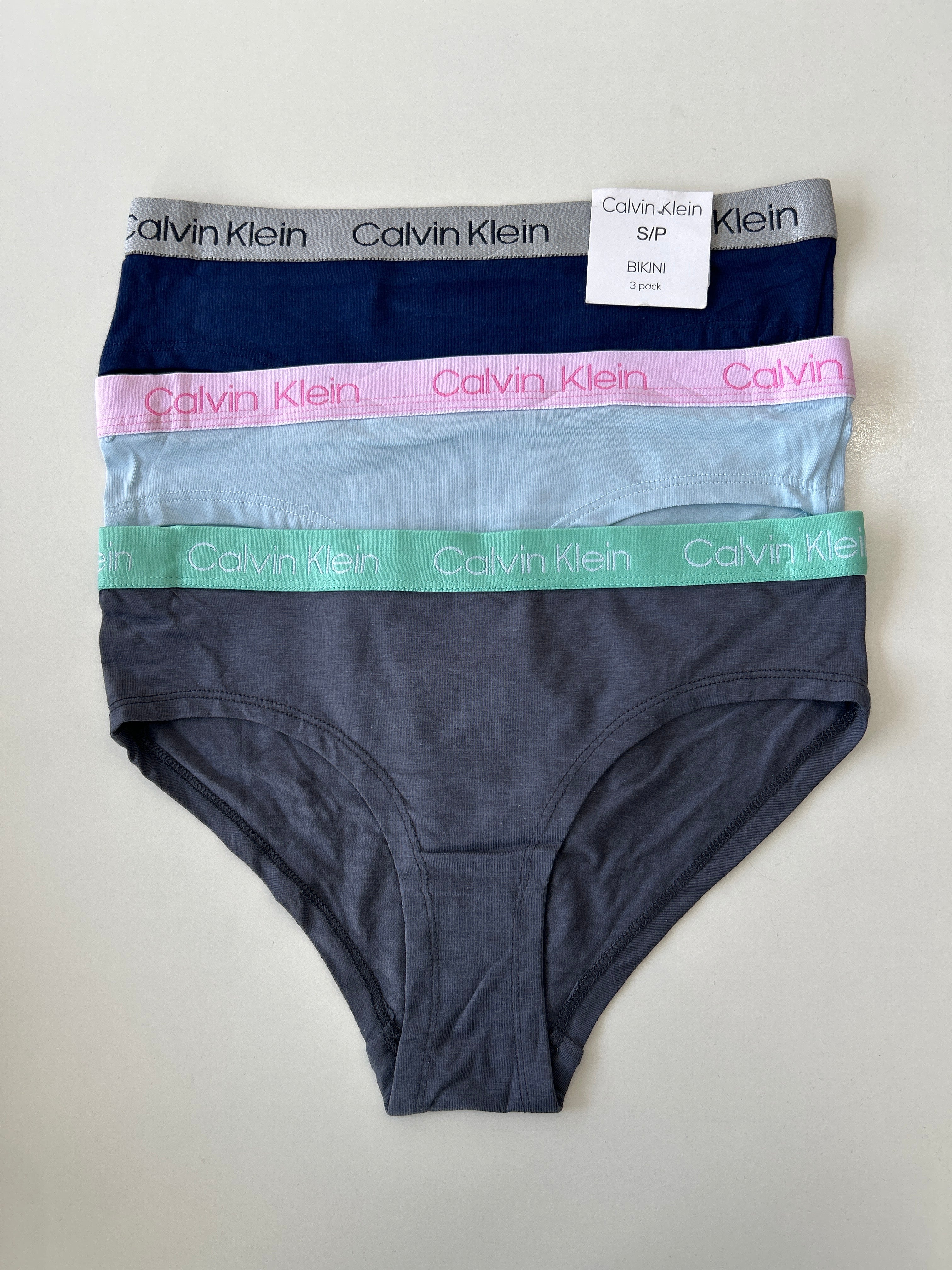 S Calvin Klein 3-Pack Bikini Panty