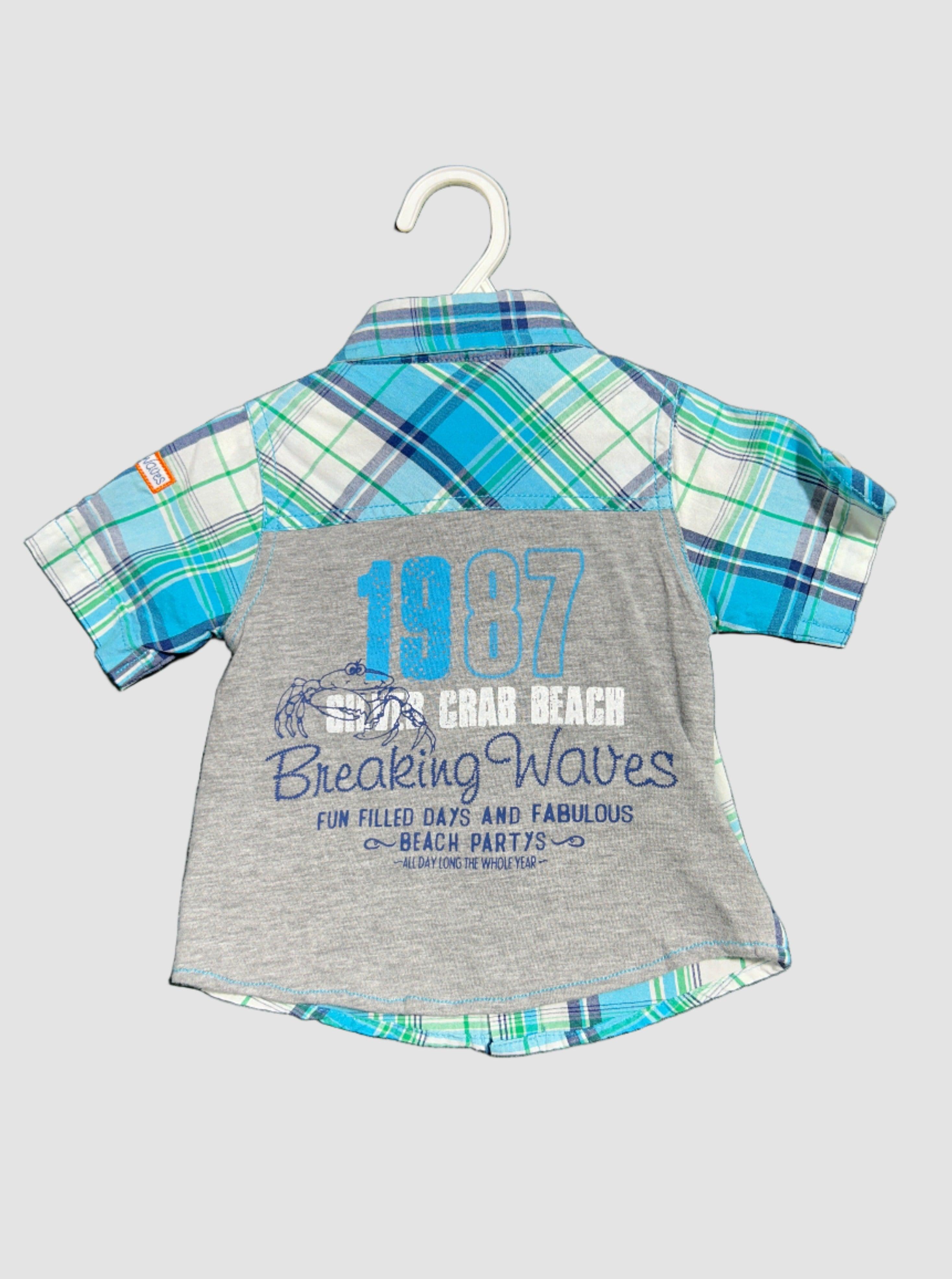 BLUE SEVEN 94425X SHIRT  6-9M (68) 94424X