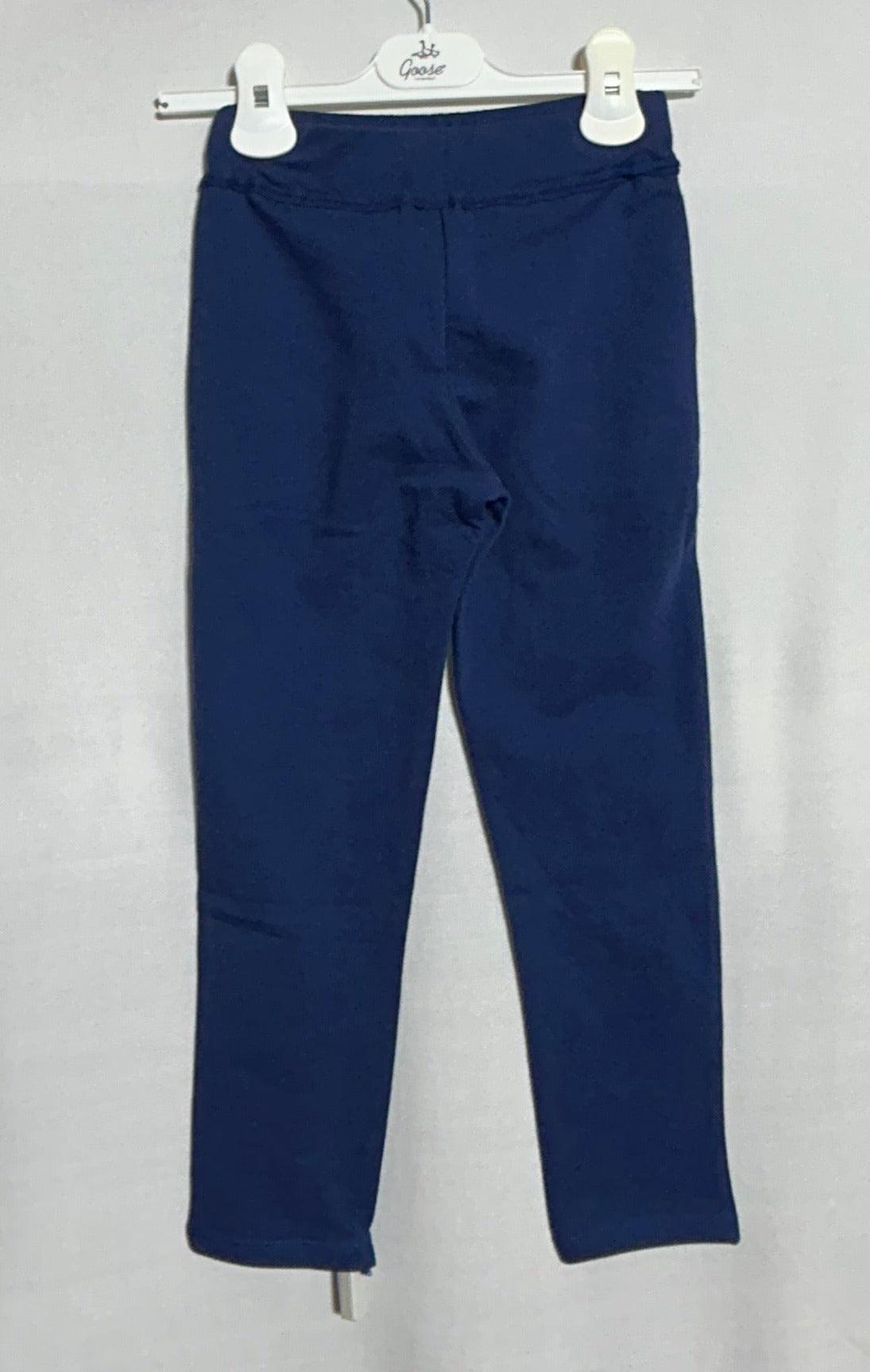 بنطلون ضيق I CARE 1645 باللون الأزرق السادة 4