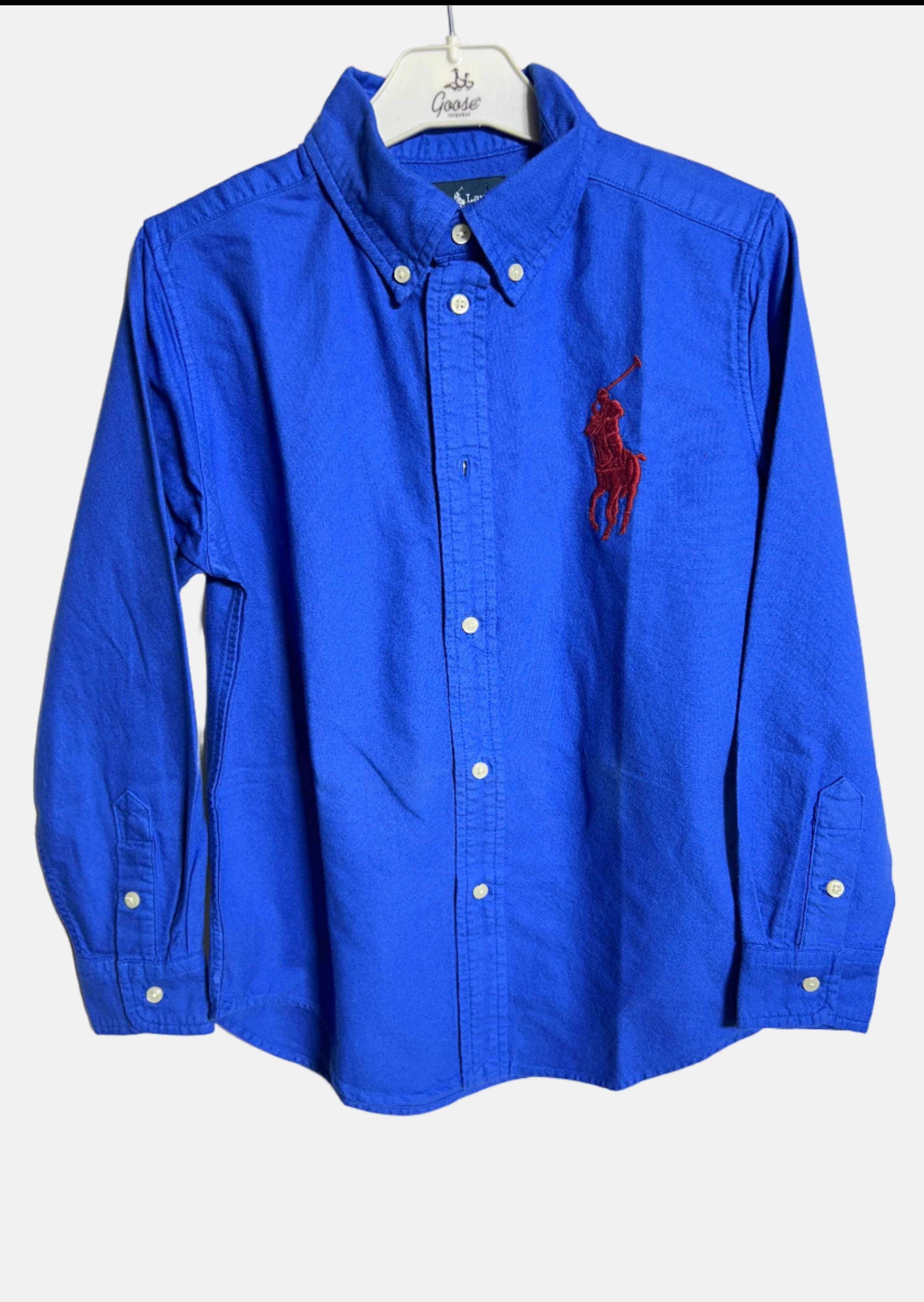 RALPH LAUREN BLUE BOYS SHIRT 322170310457