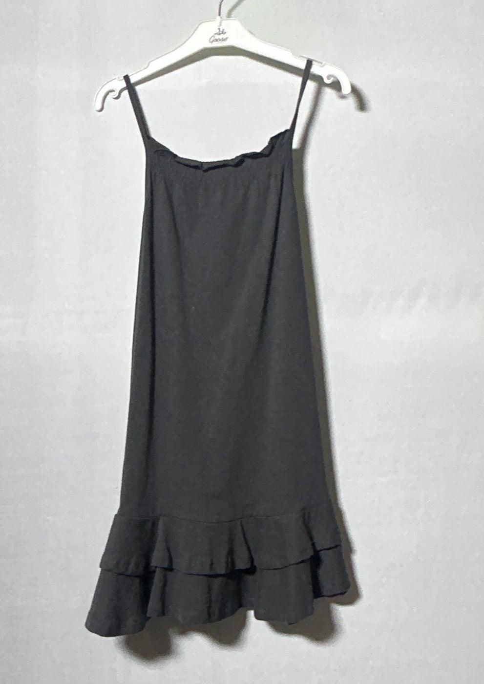 فستان أزرق بأكمام سبعة للبنات 52342X*