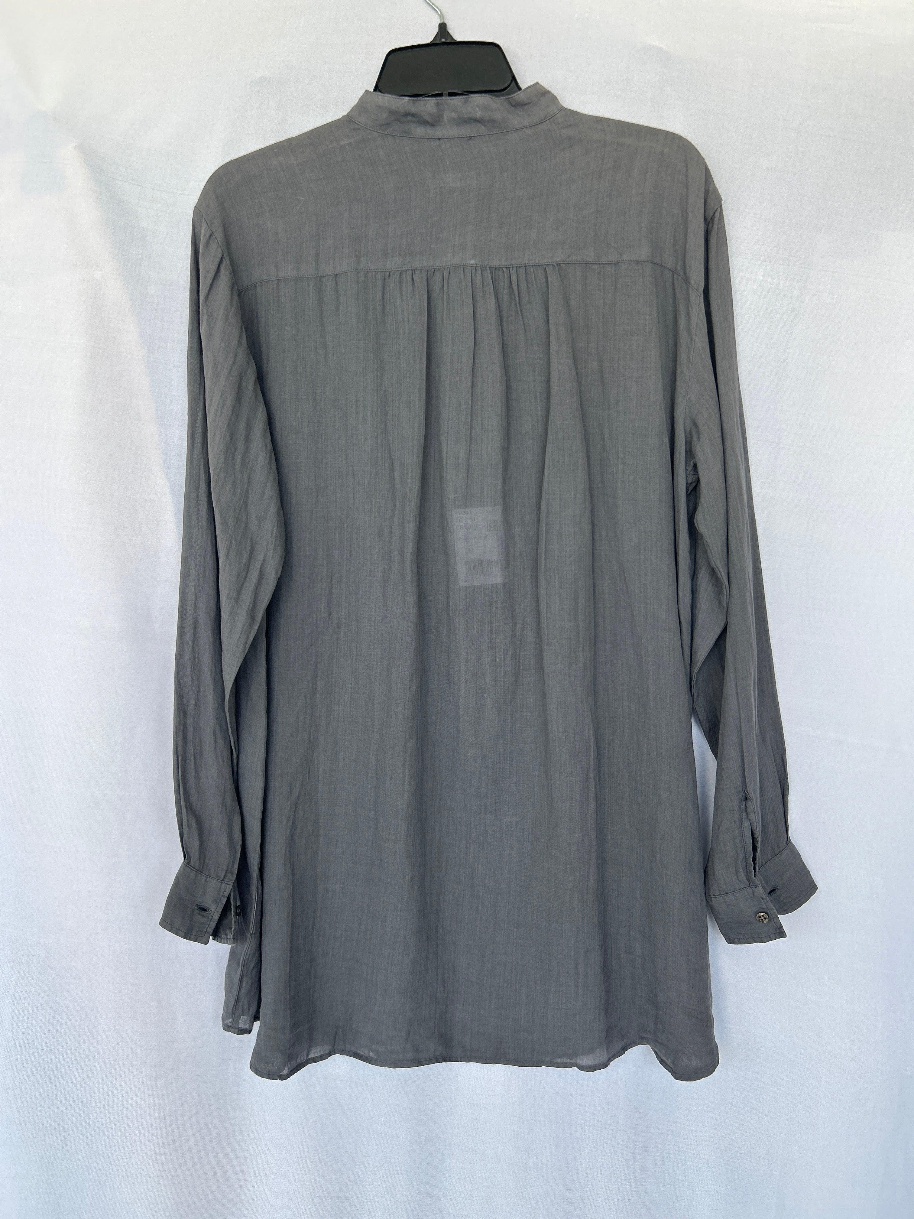 Trussardi Women Linen Long Sleeve Shirt Blouse Col-119 564324