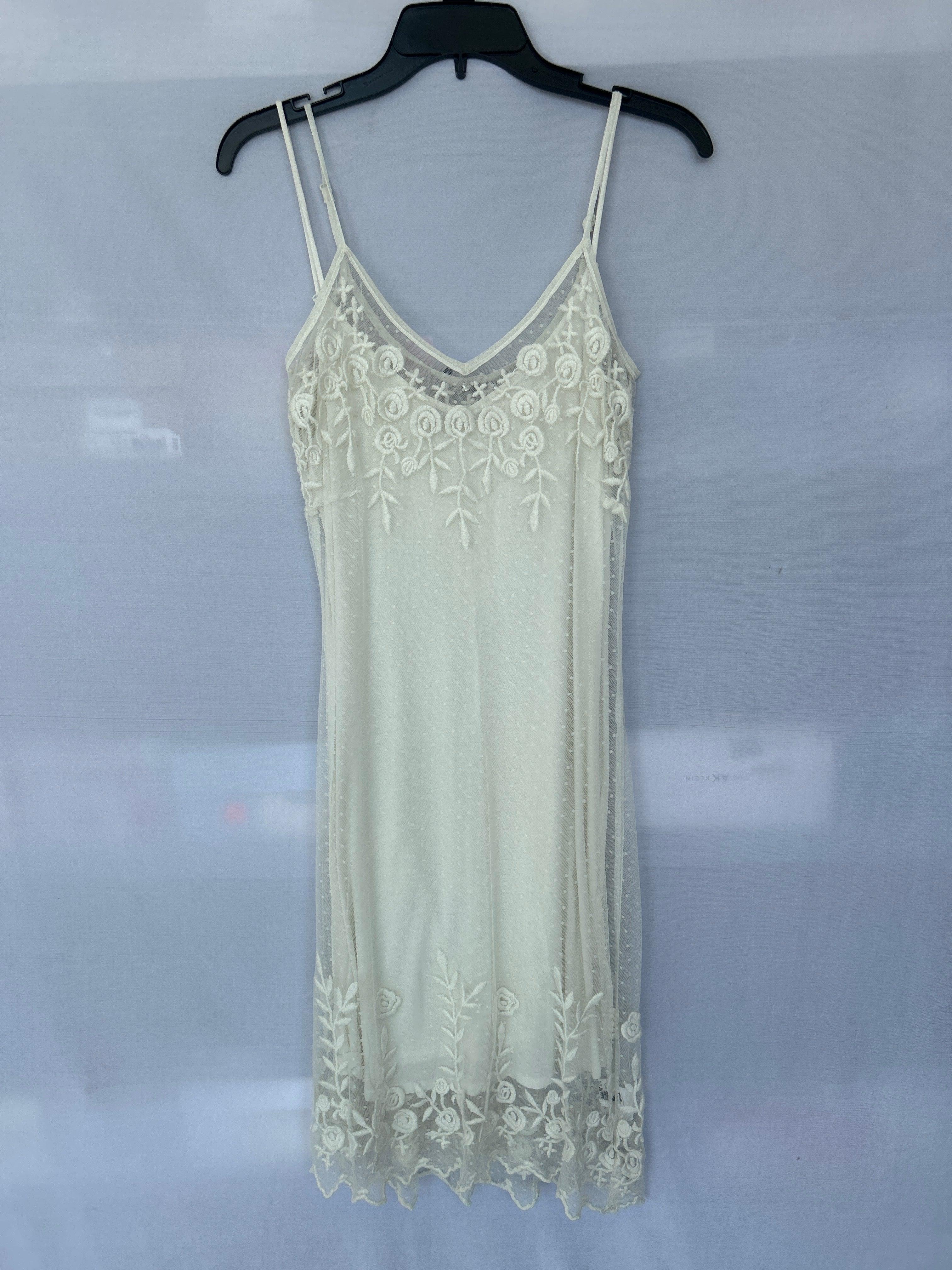 فستان تروساردي نسائي بدون أكمام باللون الأبيض Col-02 561602