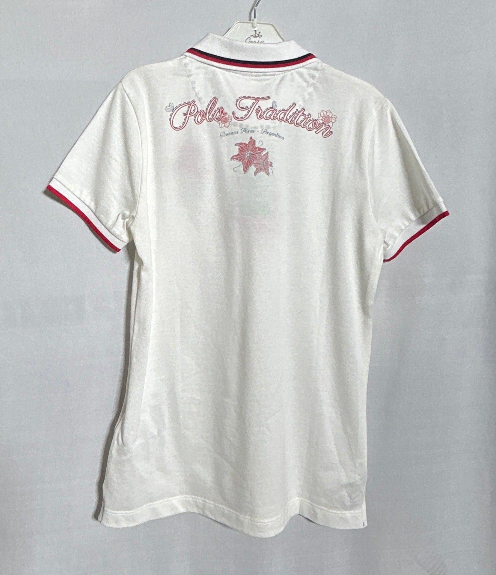 LA MARTINA KIDS POLO T-SHIRT A4805  WHT-14