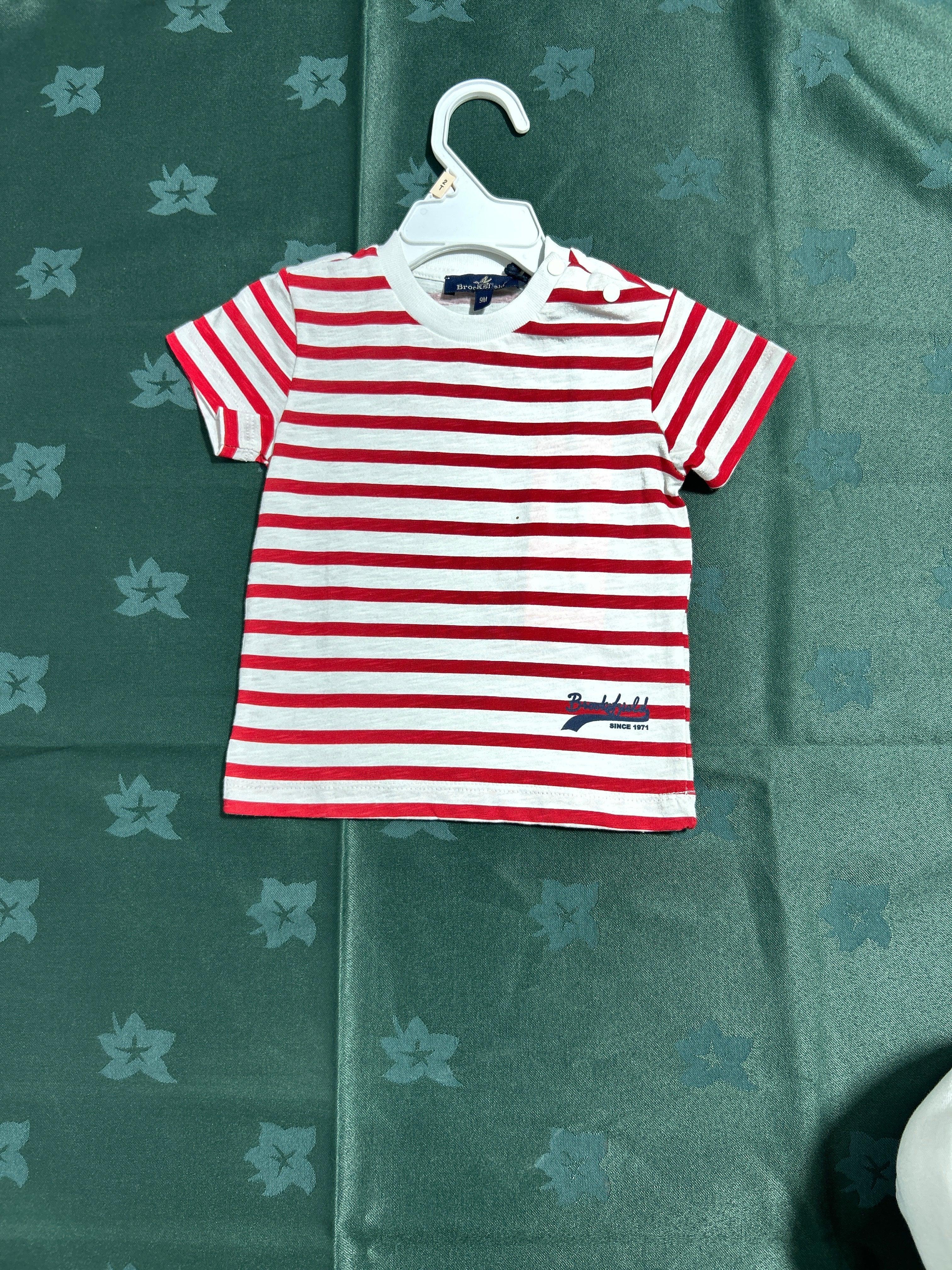 تي شيرت BROOKFIELD REDWHITE للأولاد RN SS