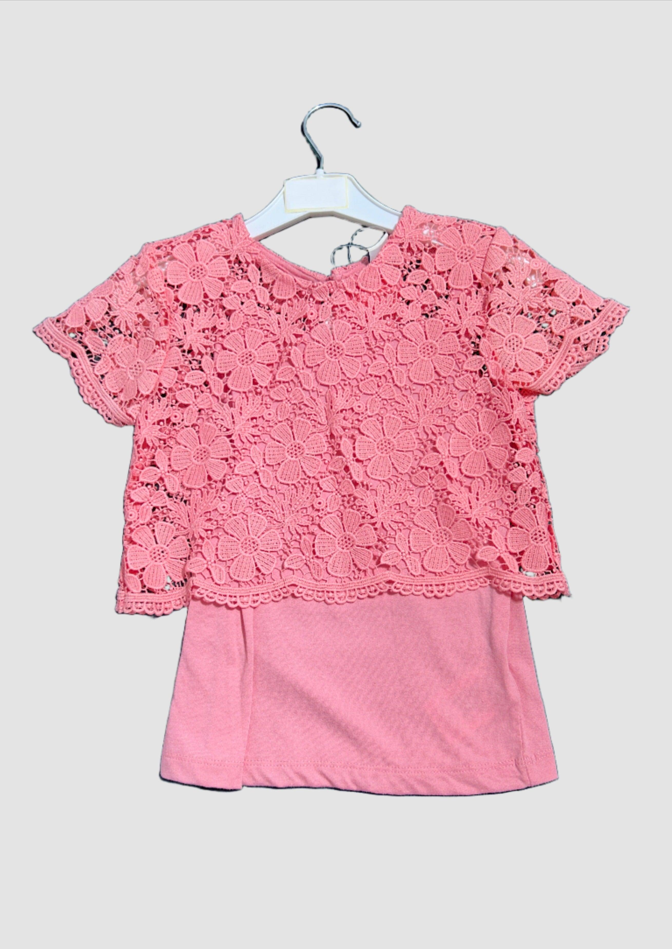 mayoral G15Y52351 T-shirt  Clr:Pink 3035