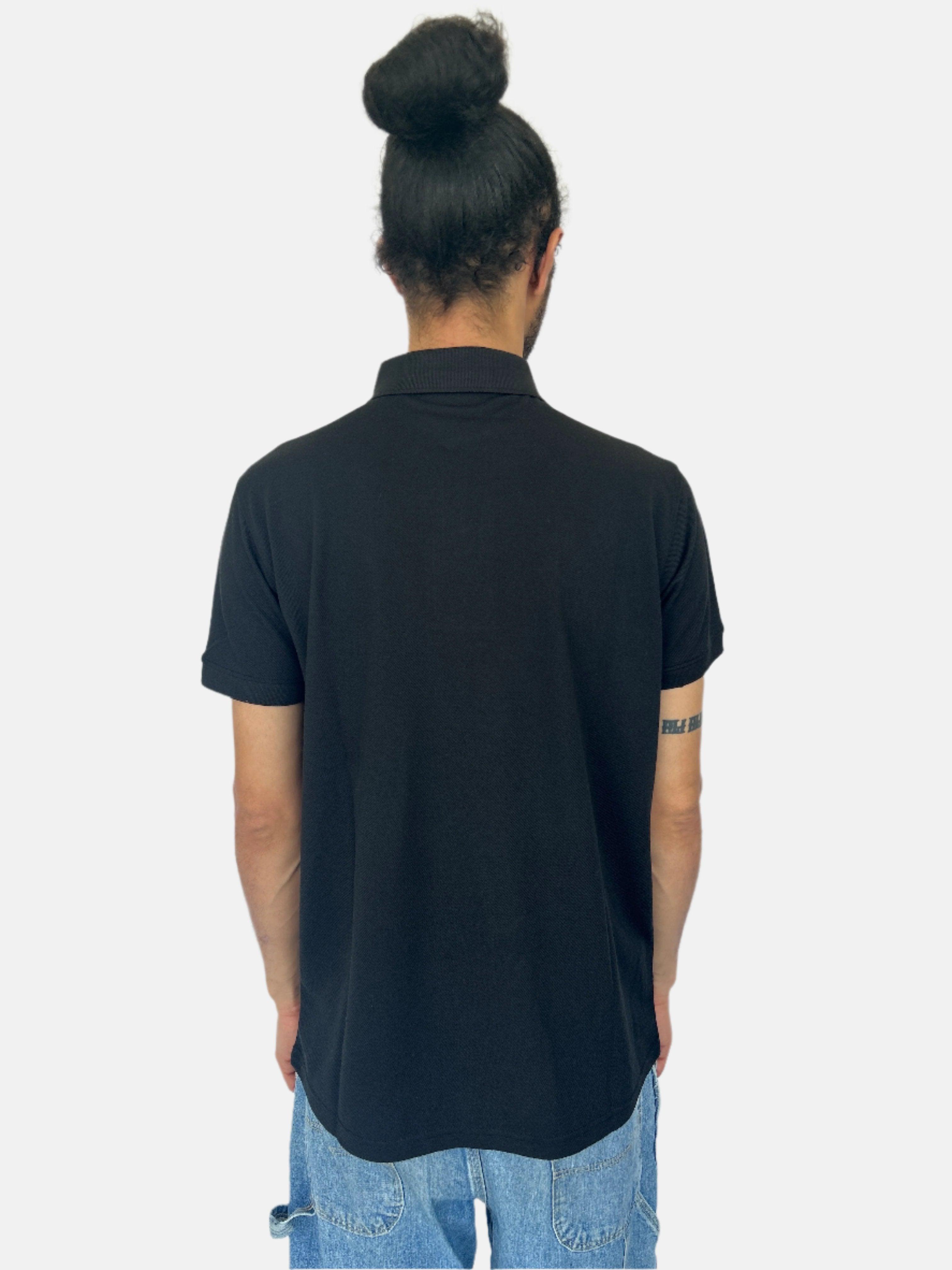 تي شيرت بولو بشعار DOLCE & GABBANA باللون الأسود