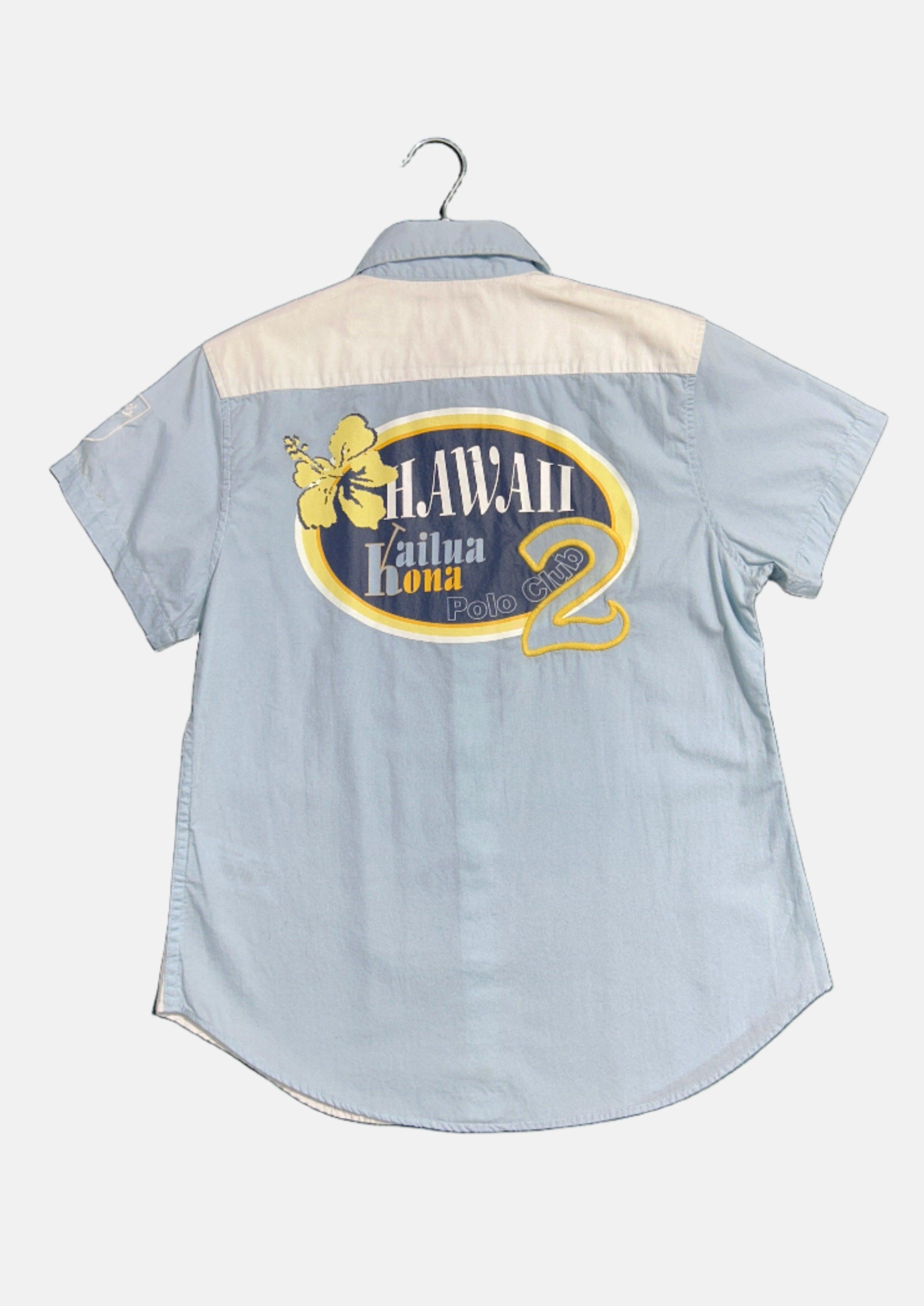 قميص O BRADY للأولاد SS WHTBLU-S OSW20