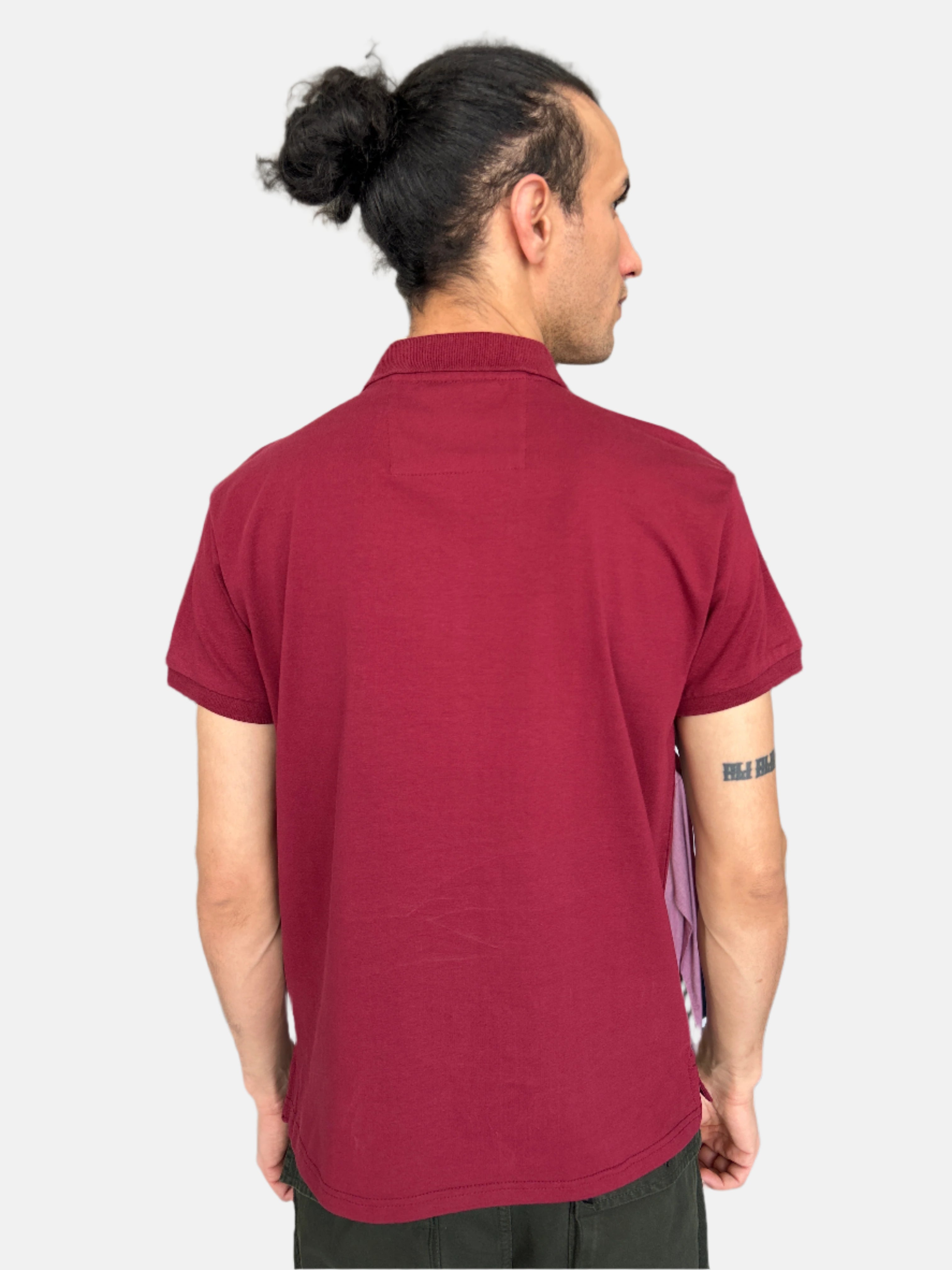 Calvin Klein Polo T-Shirt Maroon 2526
