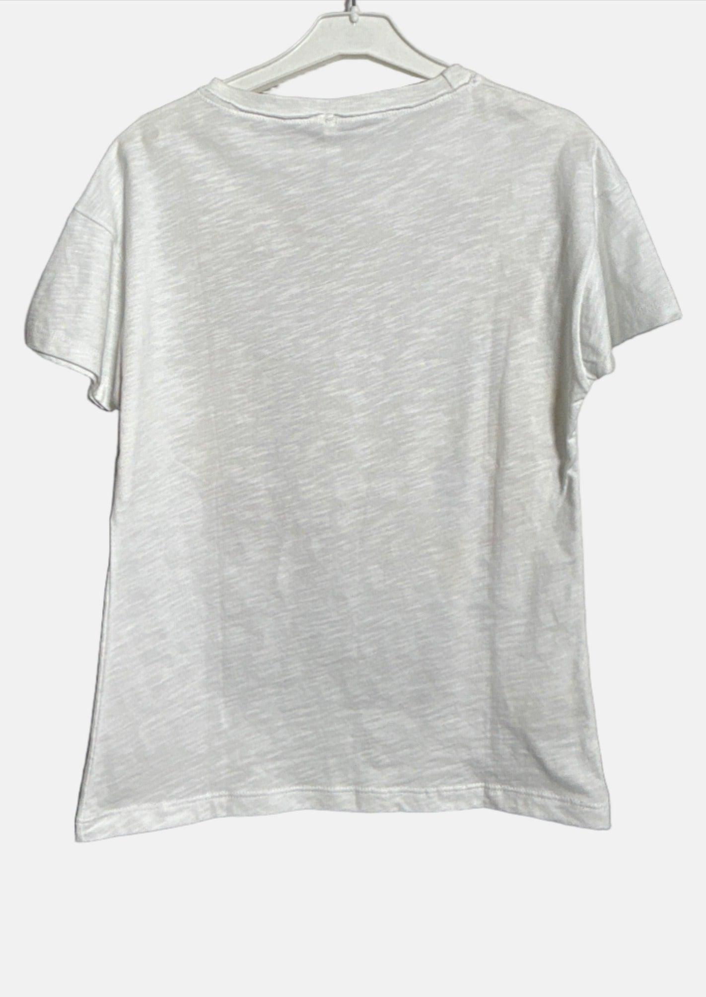 تي شيرت I CARE GIRL IC 1658WHITE FLOWER