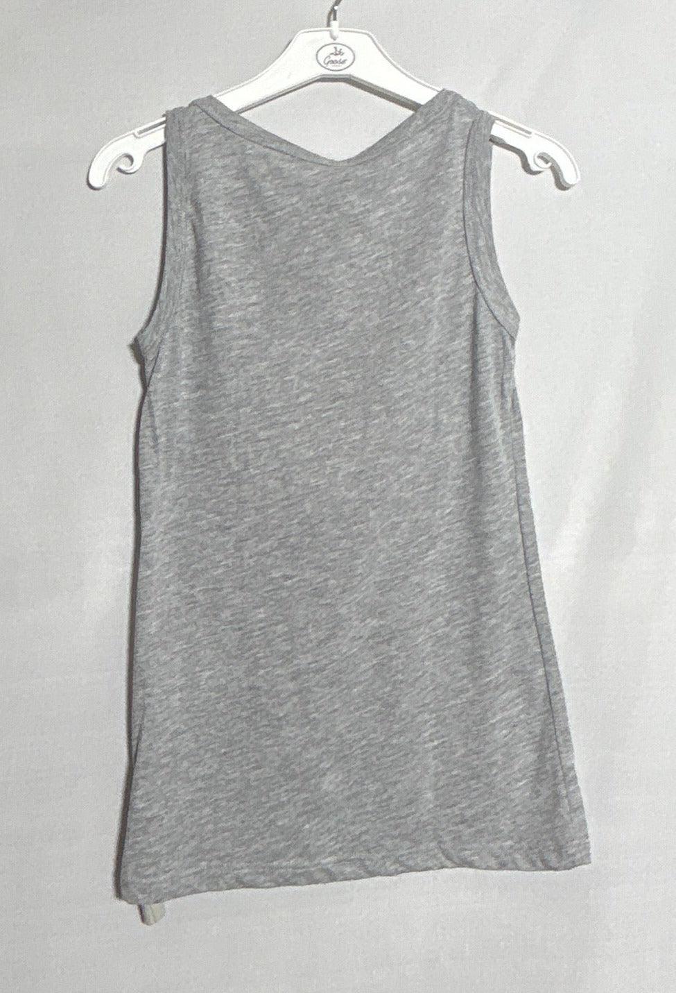 تي شيرت بلا أكمام للفتيات من PLEASE 1026 رمادي-S