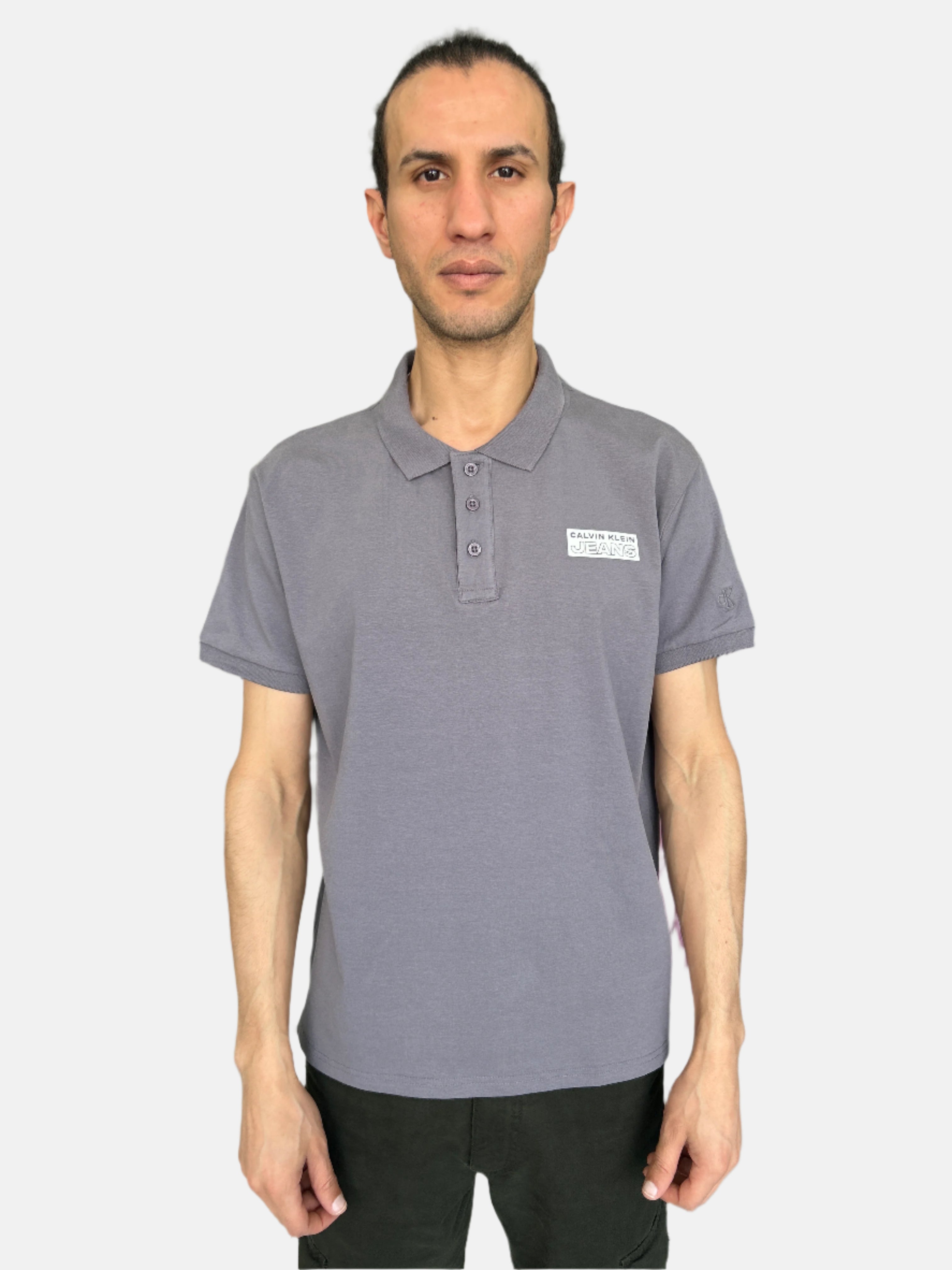 Calvin Klein Polo T-Shirt Grey 2526