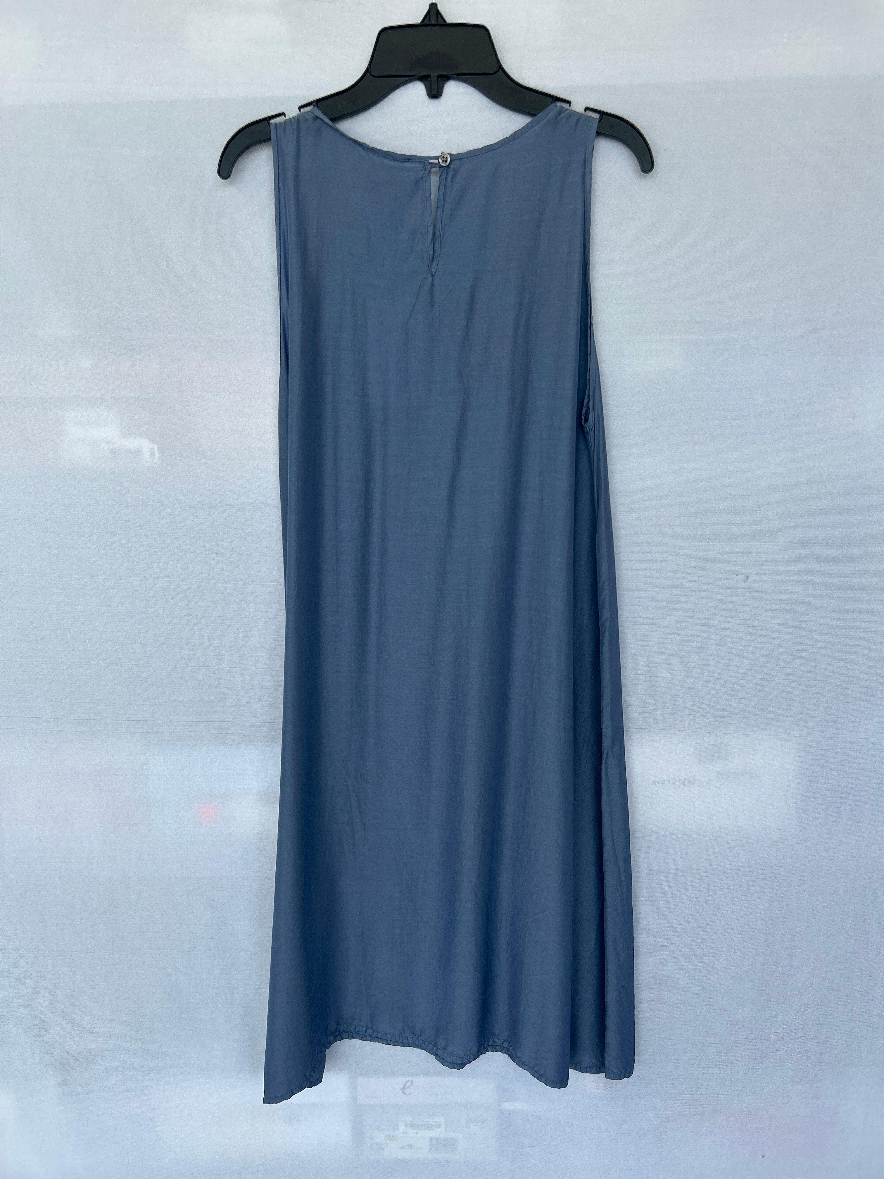 42-Blue Col-147 561360 Trussardi Women Sleeveless Dress