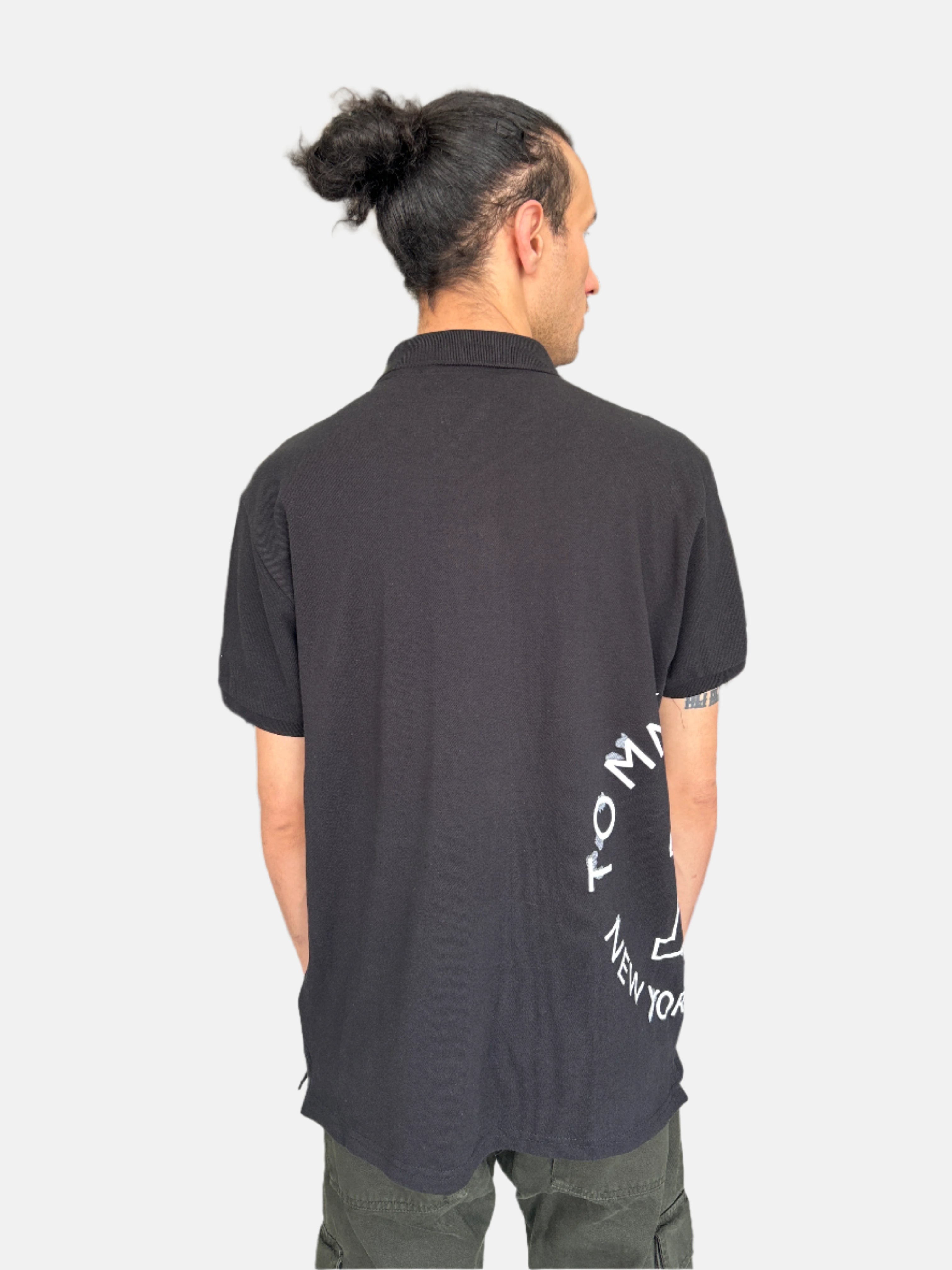 Tommy Hilfiger Men Polo T-Shirt Black 2526