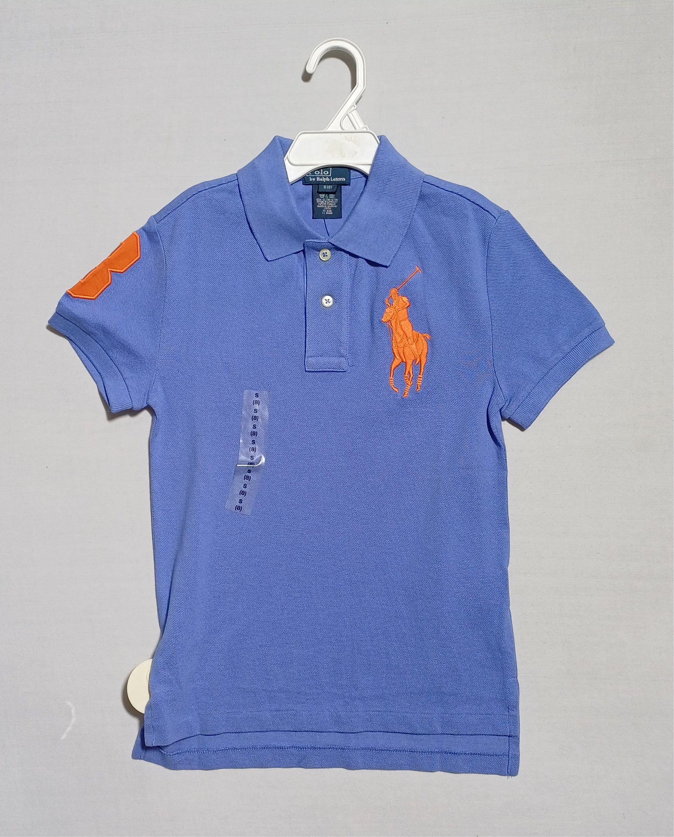 RALPH LAUREN BLUE BOYS POLO T-SHIRT 323169118
