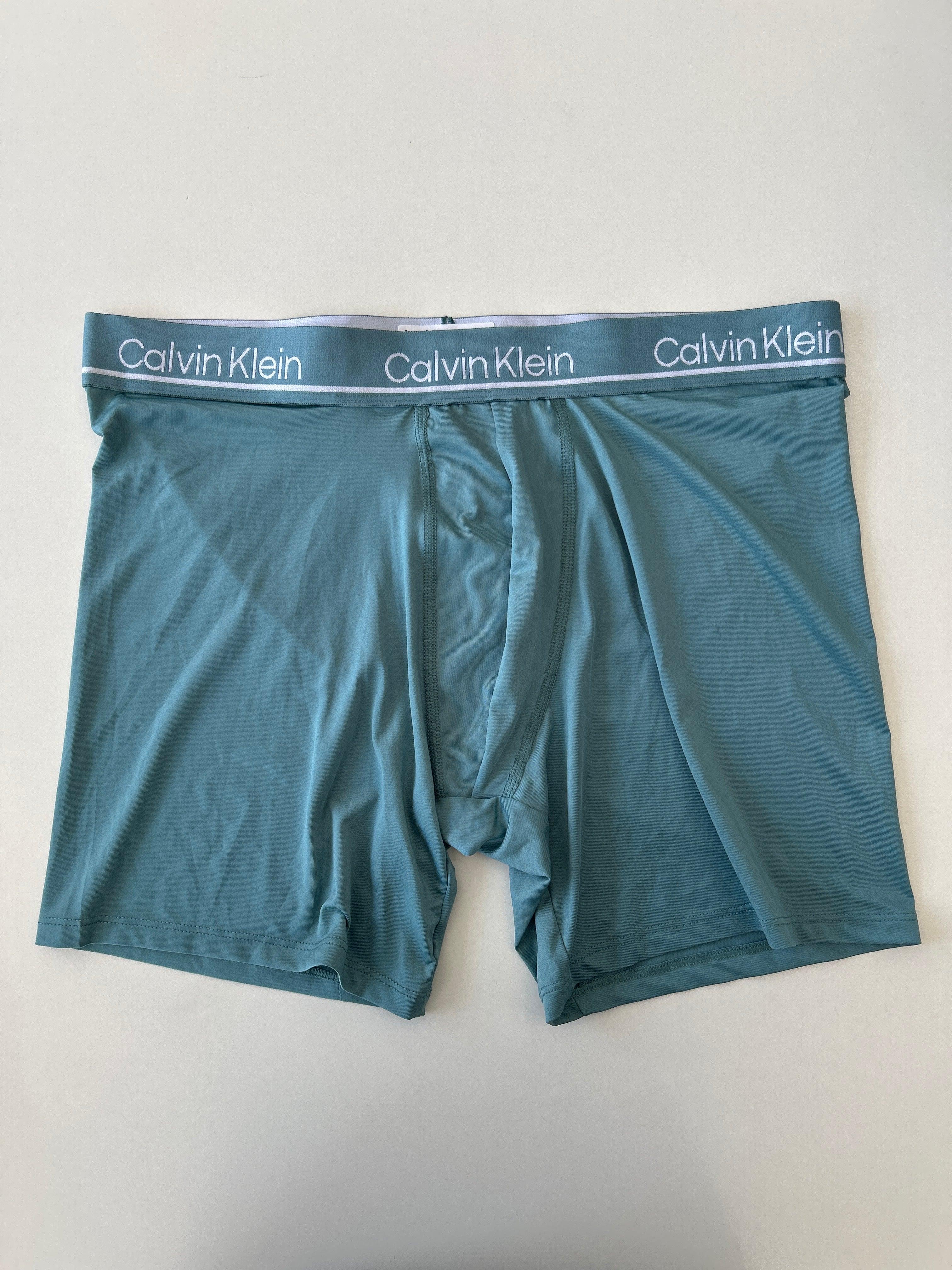L Aqua Green 24 Calvin Klein Men Stretch Boxer Brief 1 Piece