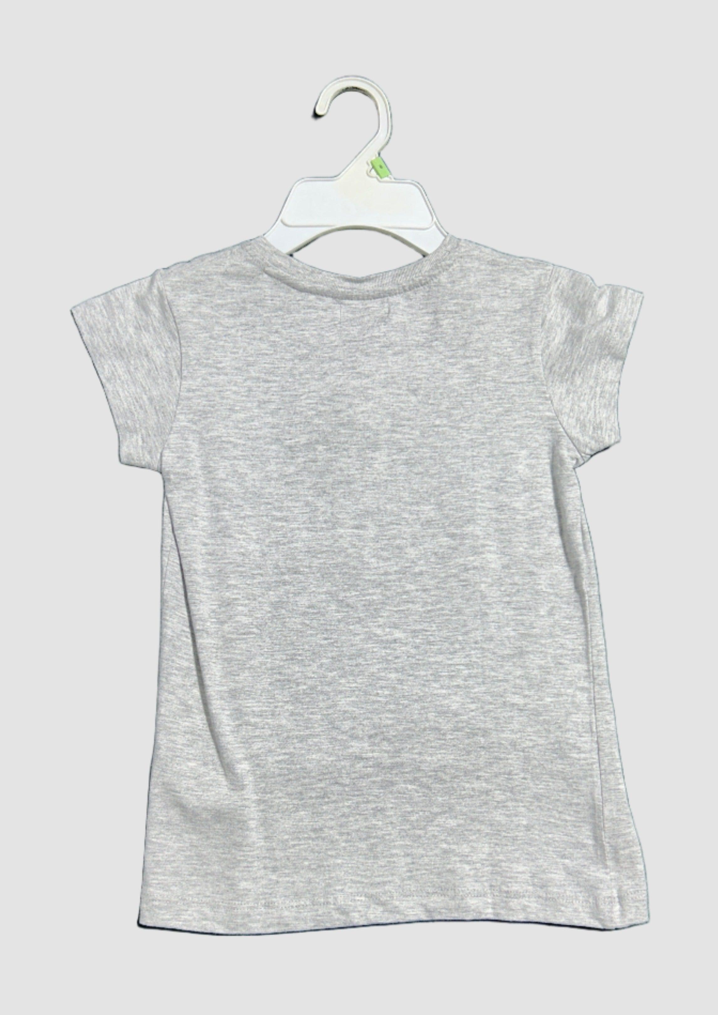 GOODIES GREY-7Y GIRLS RN T-SHIRT