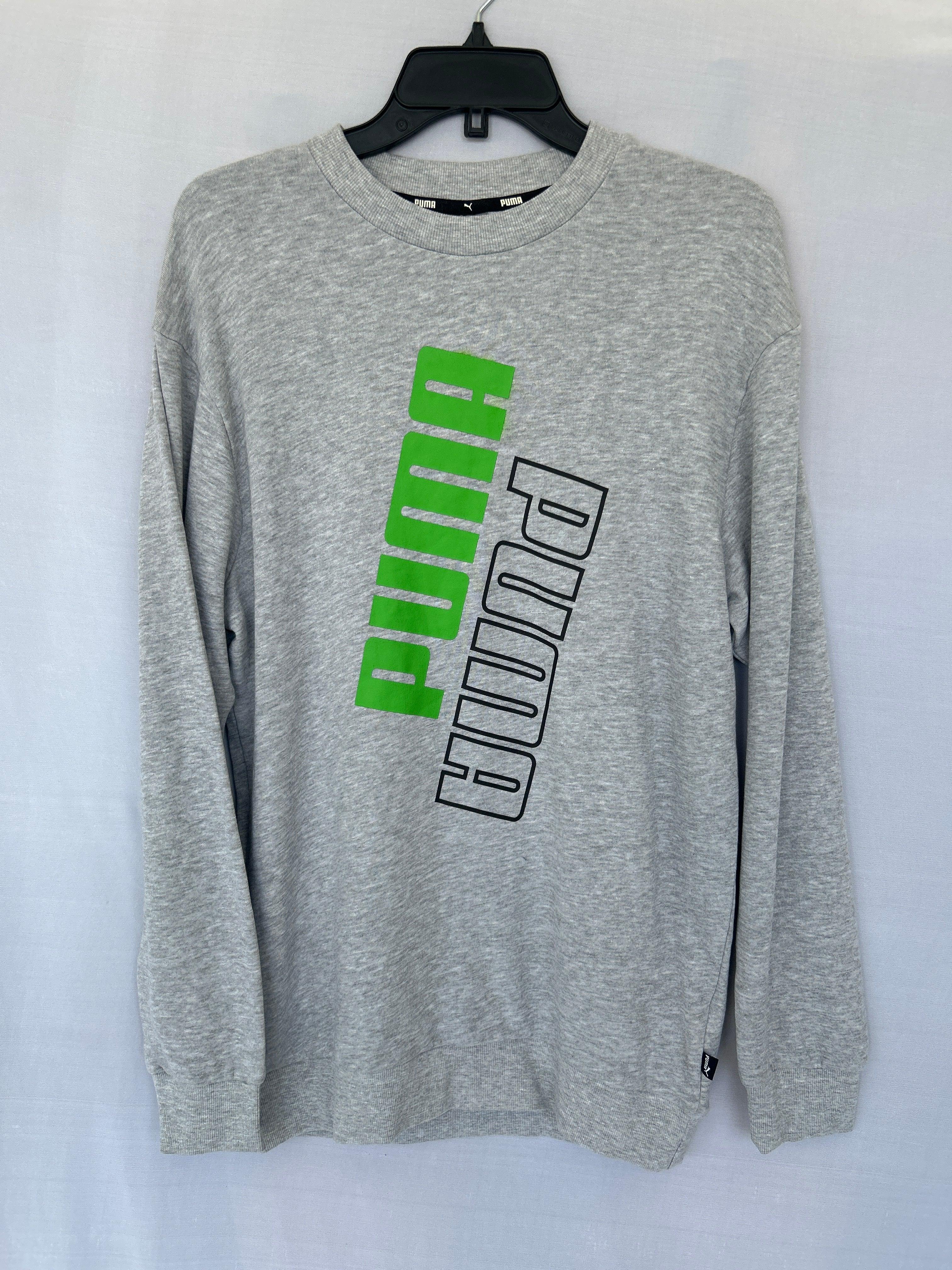 Grey 4 Puma Crew Neck Sweatshirt
