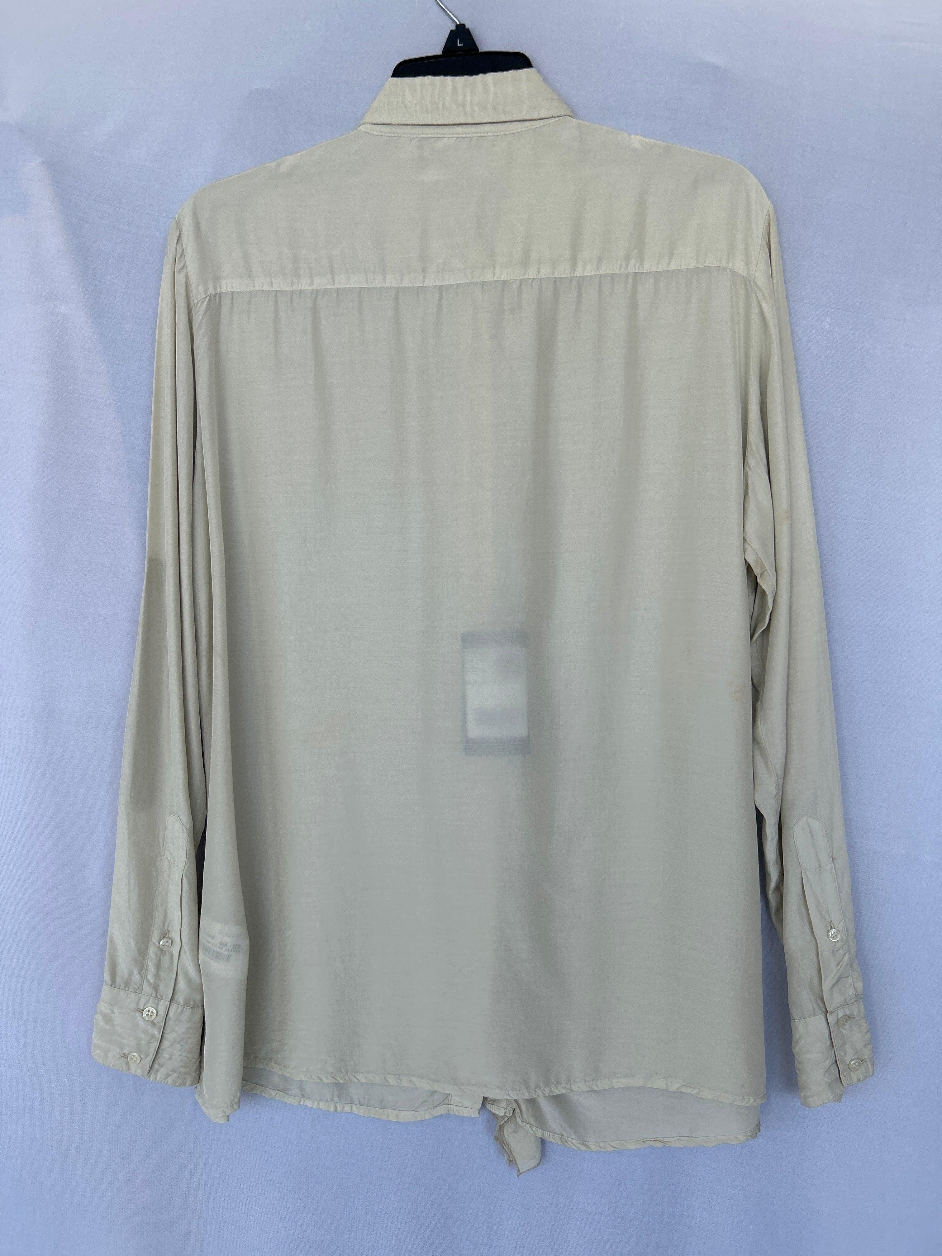 XXL-Cream Col-50 564360 Trussardi Women Long Sleeve Shirt