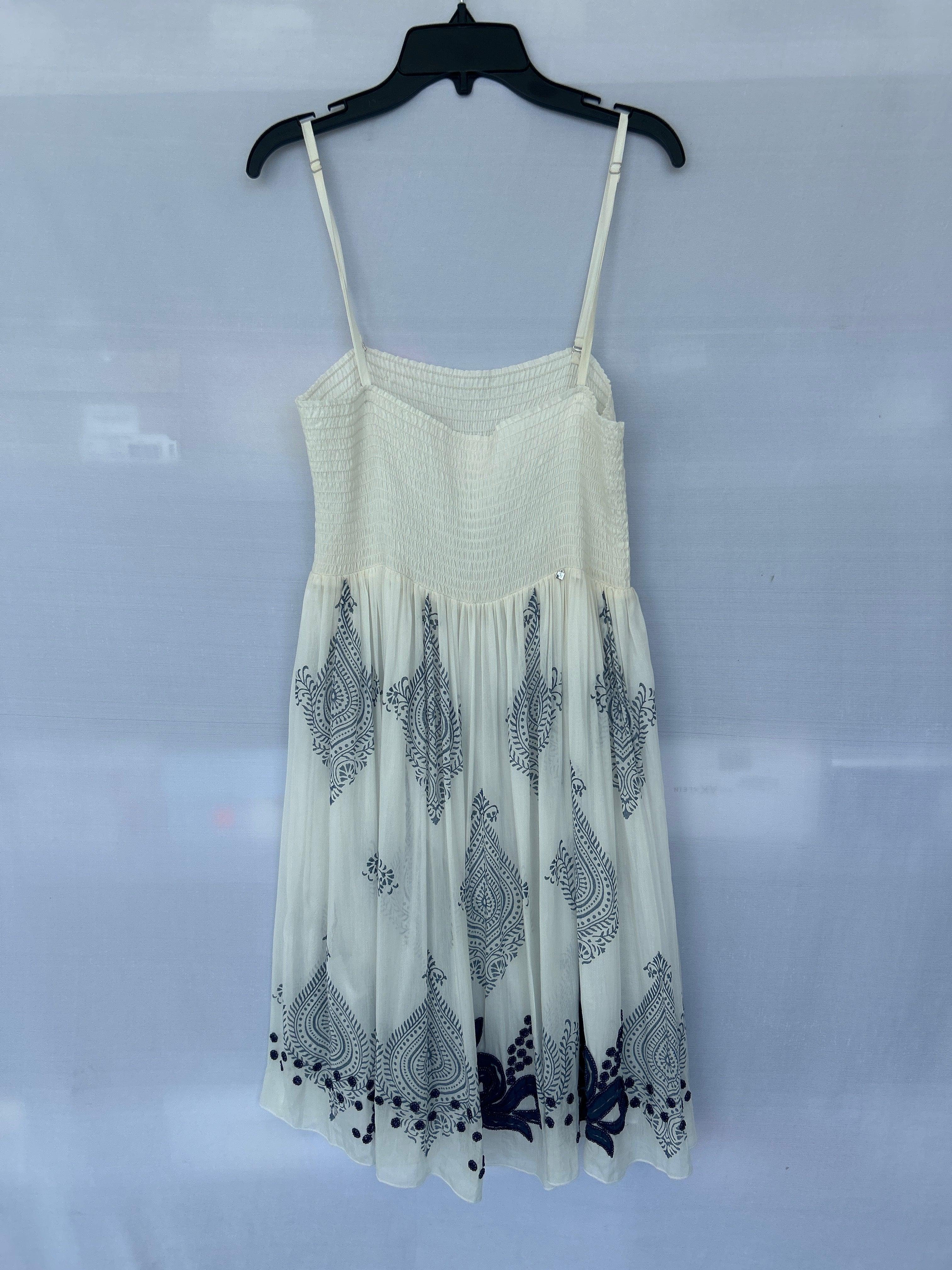 White Blue,Floral Col-149 561070 Trussardi Women Sleeveless Dress