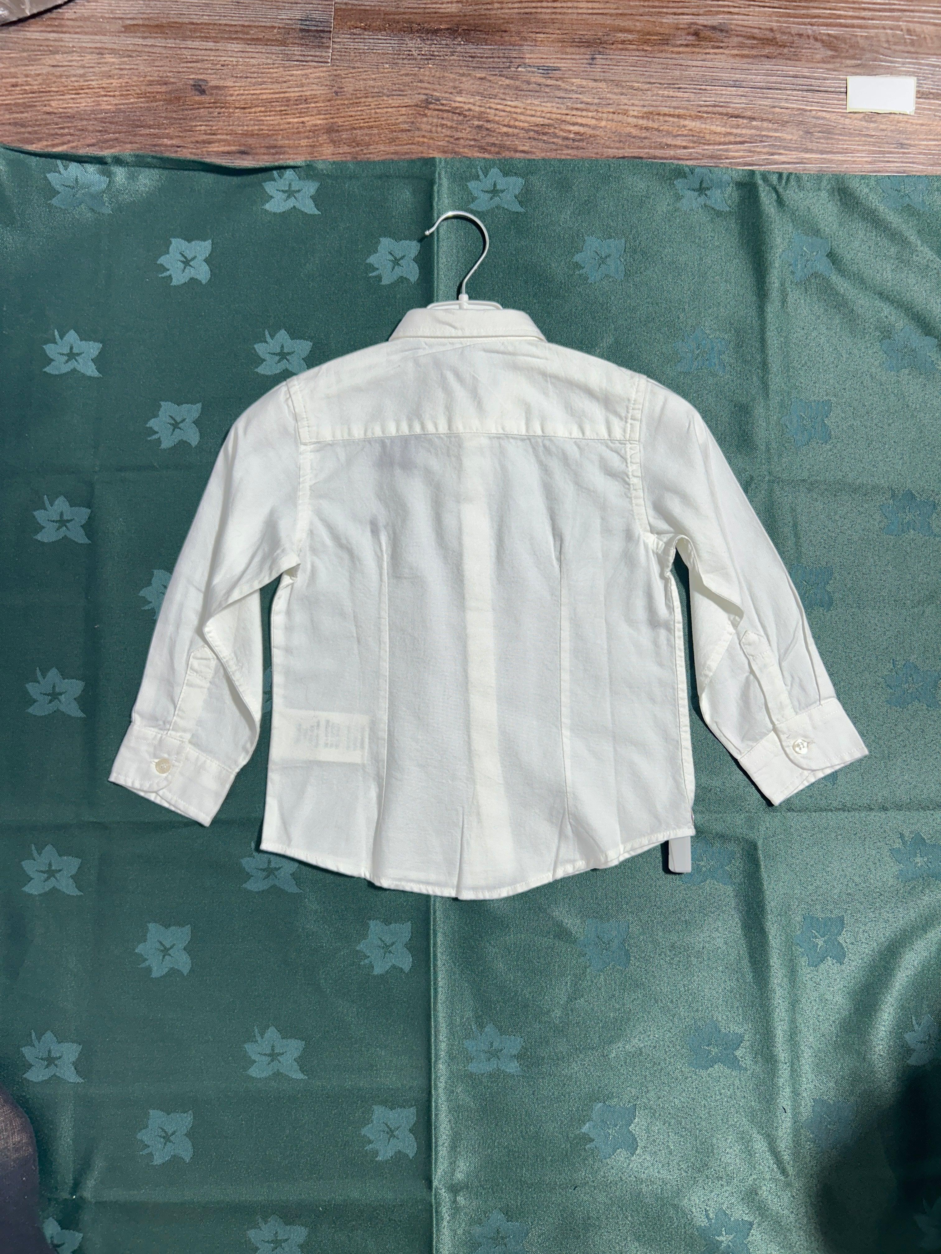 BROOKSFIELD WHT-18M BOYS SHIRT 14SBNMCA500300 CLR-WHITE CA620307 CA5900