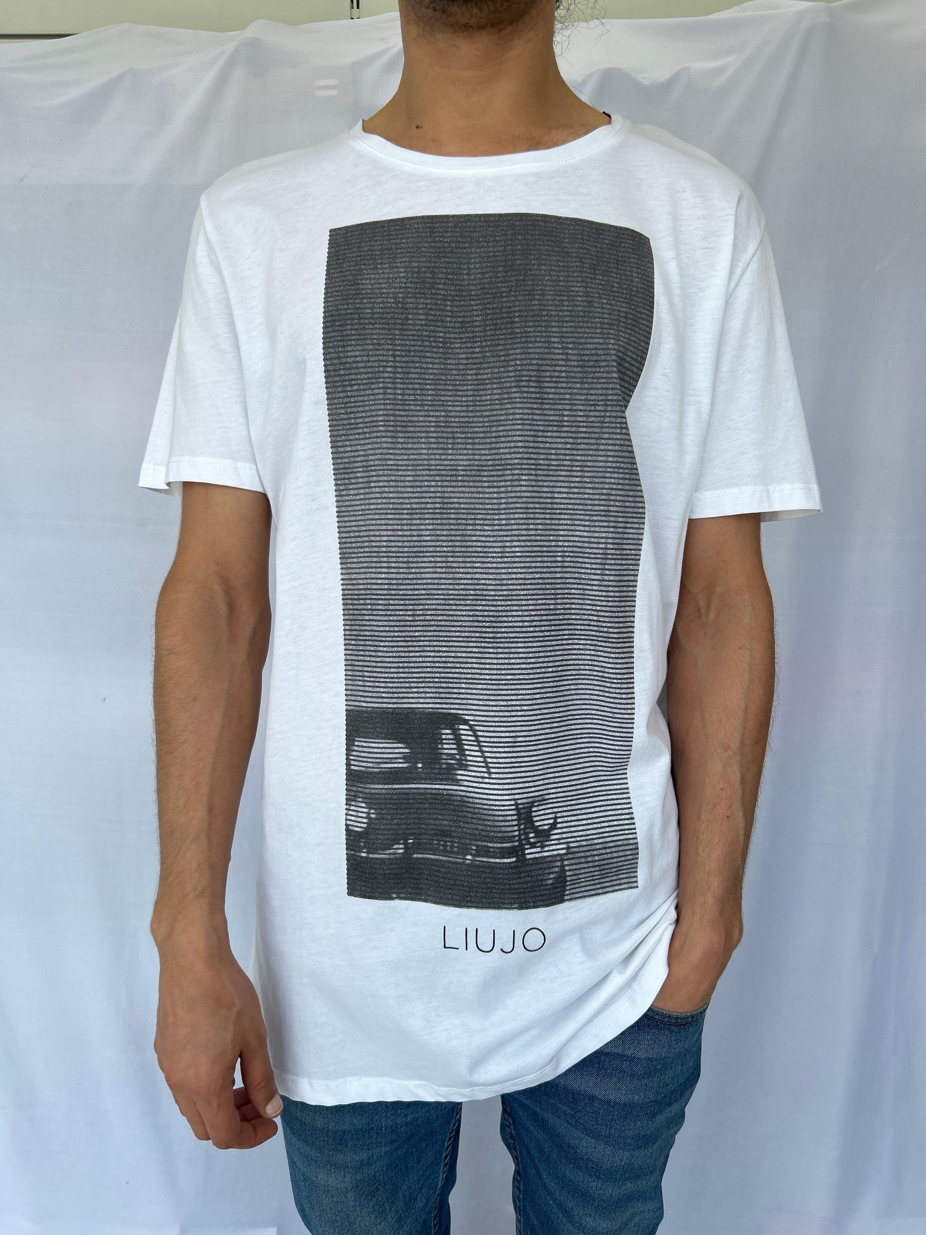 LIU.JO White VOYAGE Men T-Shirt