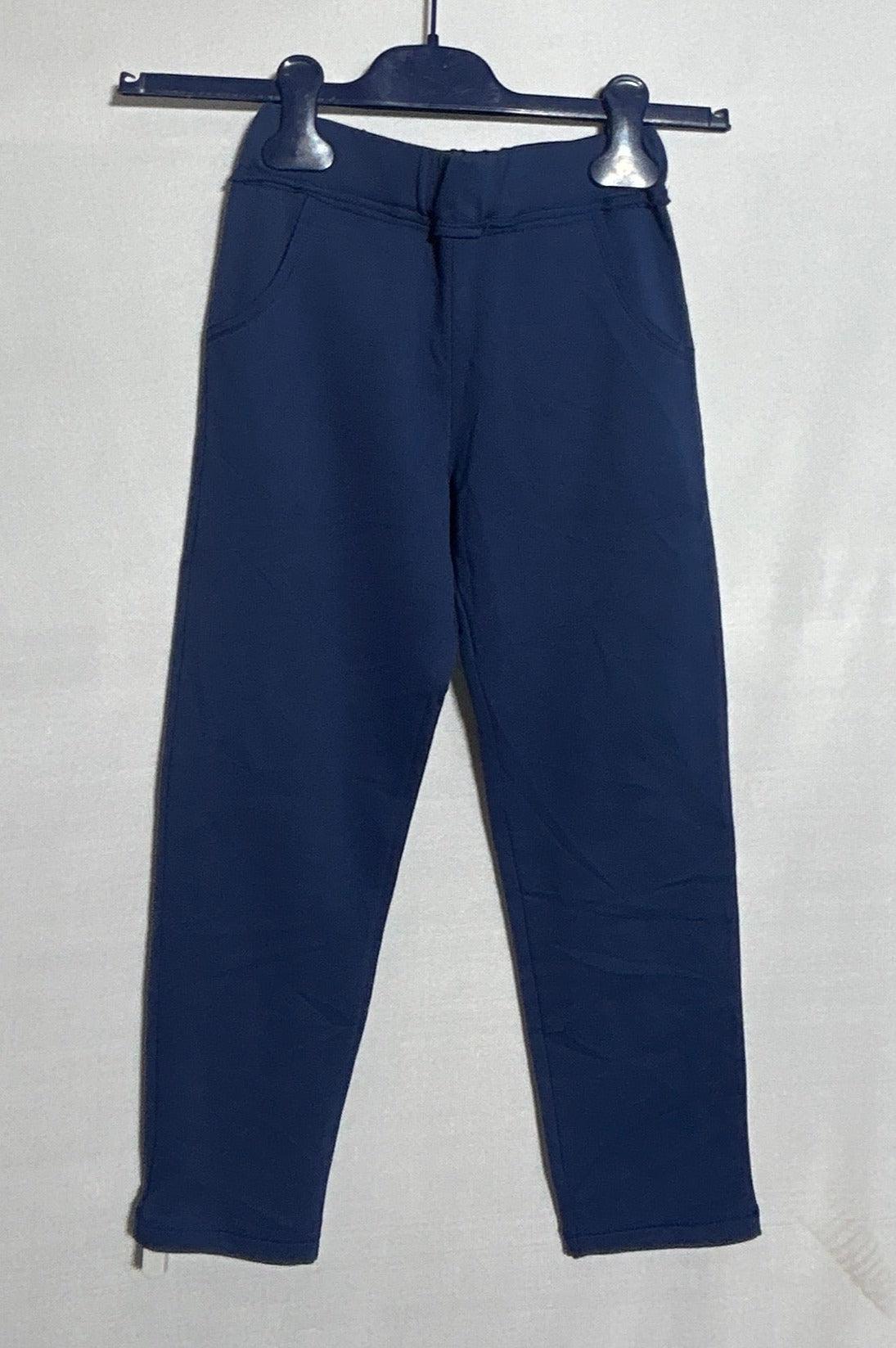 بنطلون ضيق I CARE 1645 باللون الوردي العادي والأزرق العادي