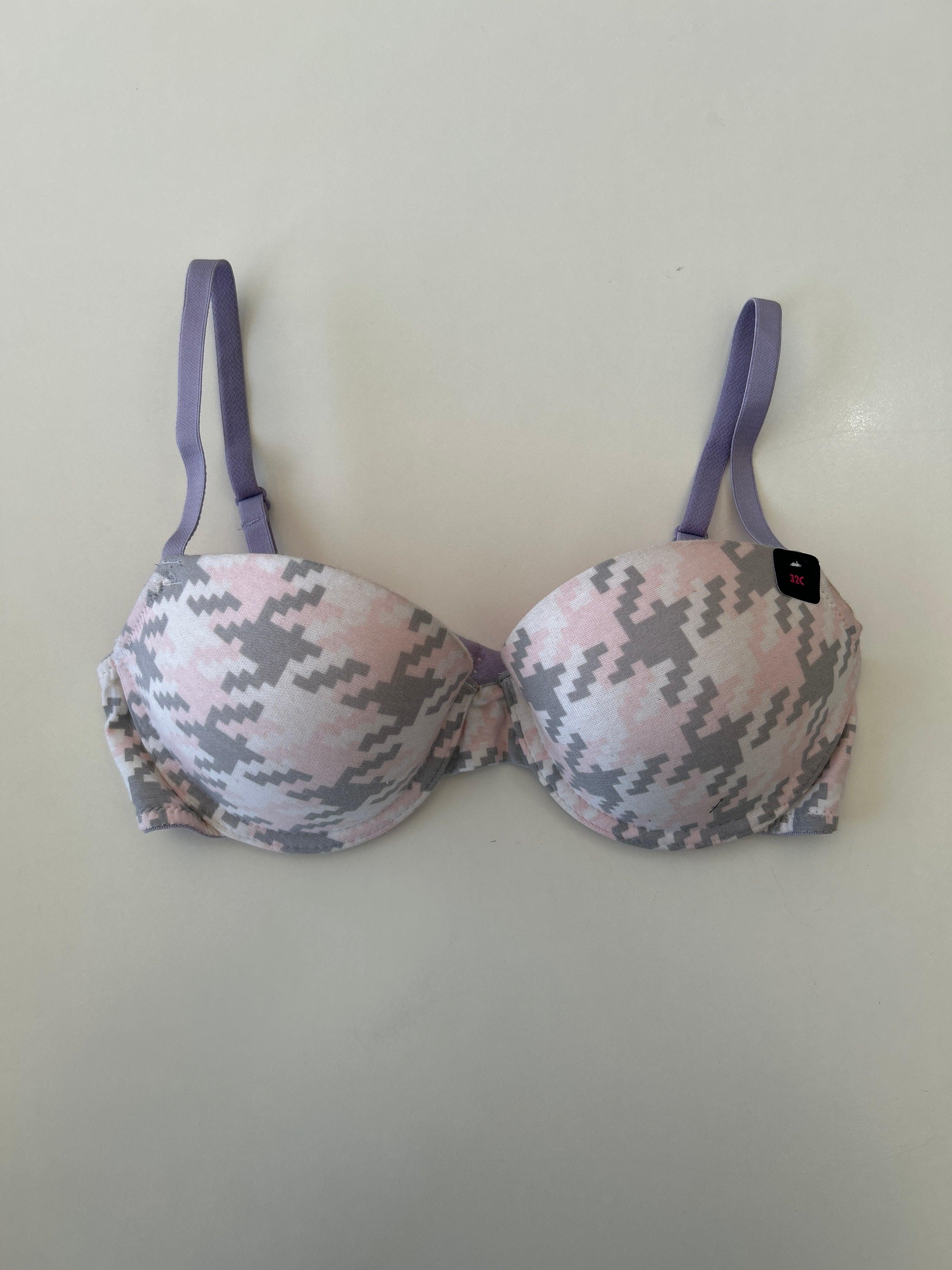 32C وردي رمادي 13 حمالة صدر لا سينزا للنساء