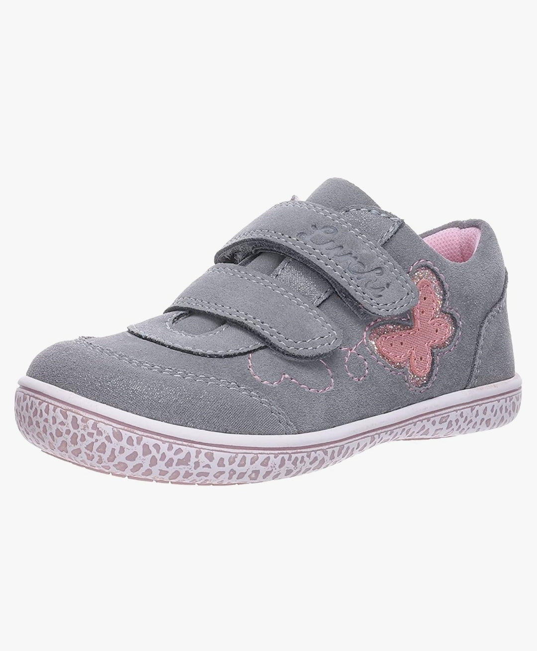 Lurchi Girls Sneaker Shoes 33-15288 TOYAH Suede Grey