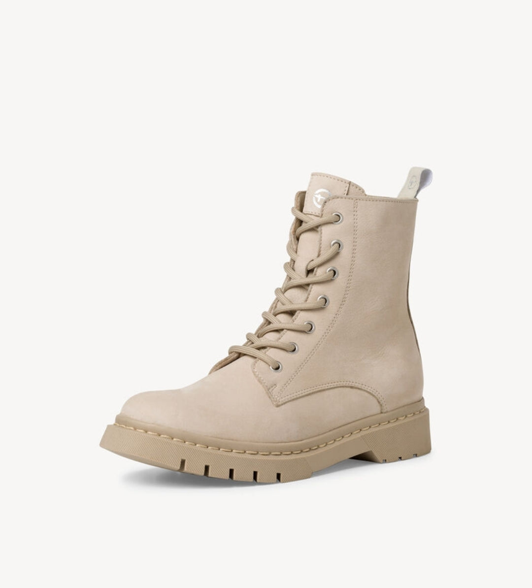 Tamaris Lace-up ankle boots - antelope nubuc Leather and imitation leather