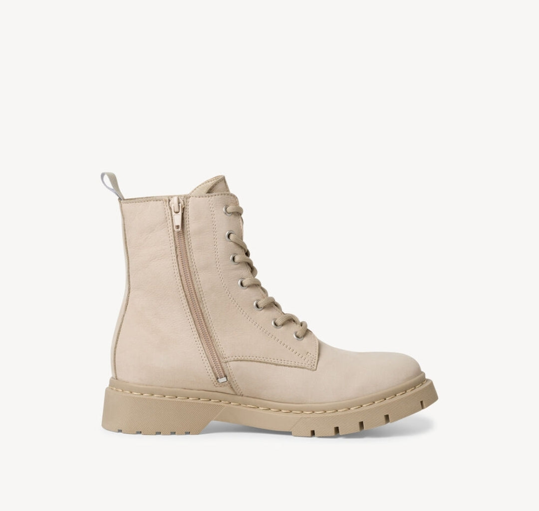 Tamaris Lace-up ankle boots - antelope nubuc Leather and imitation leather